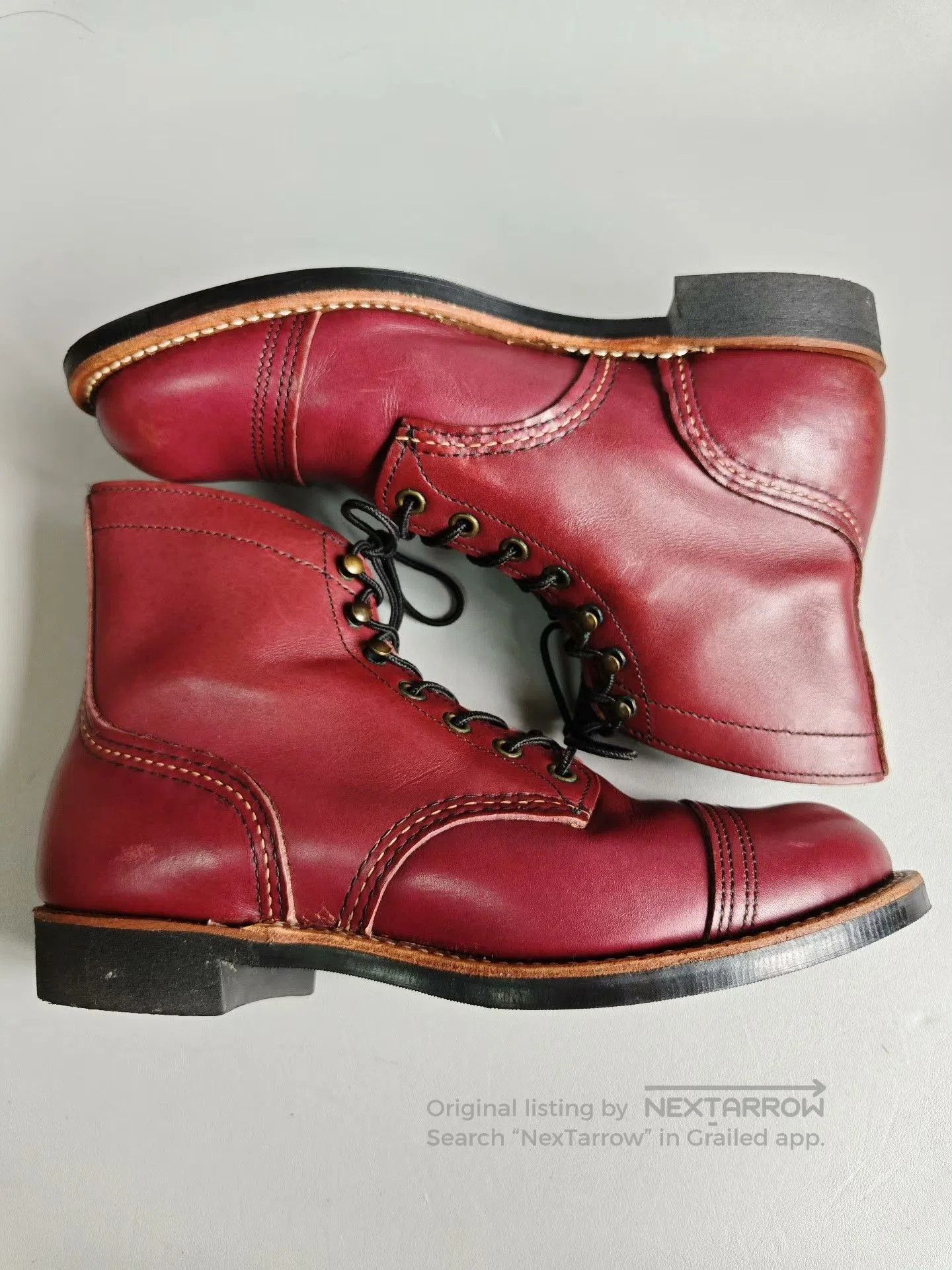 Red Wing Red Wing 8119 Cherry Red. Size US 8 / EU 41 - 4 Thumbnail