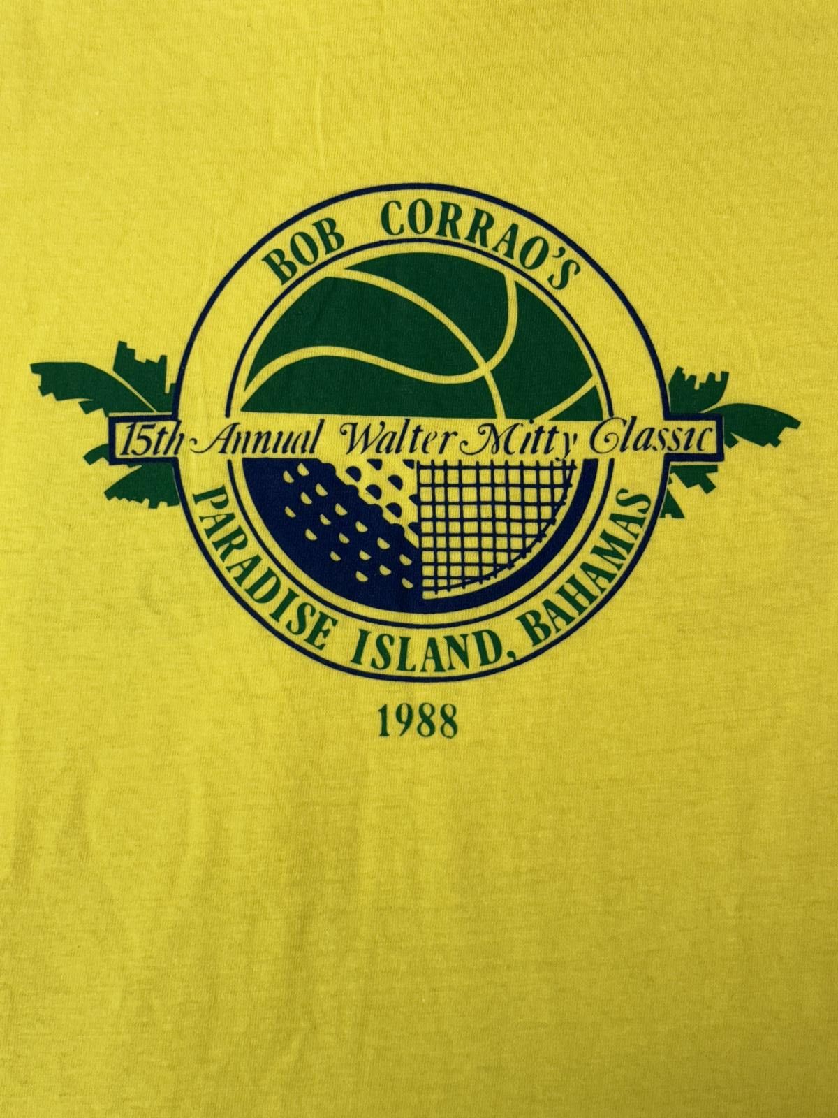 Designer VTG Bob Corrao's T-shirt 1988 Walter Mitty Classic Bahamas Size US L / EU 52-54 / 3 - 5 Thumbnail