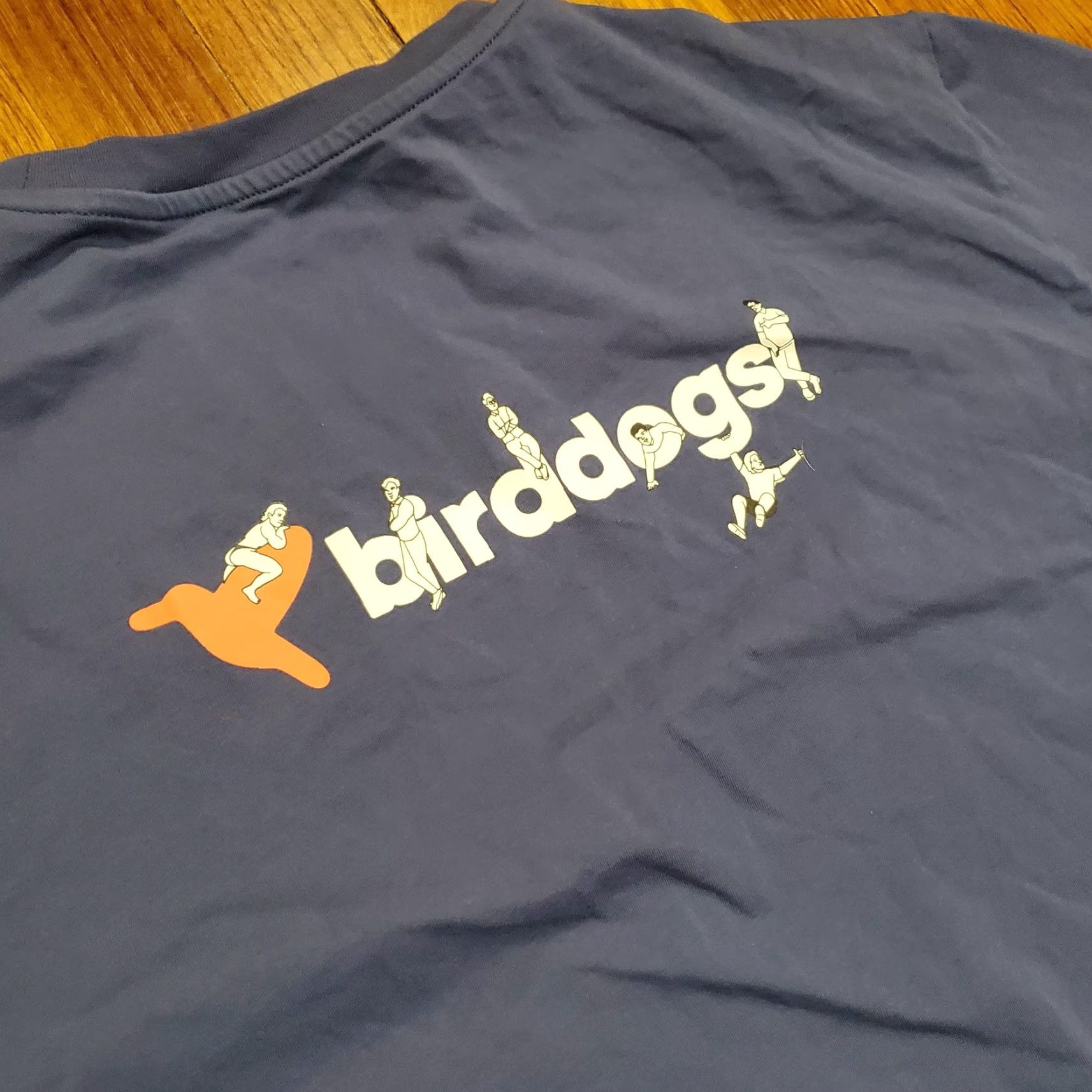Vintage Birddogs Shirt Mens Large Blue Logo Back Graphic Tee Tagless Stretch Casual Size US L / EU 52-54 / 3 - 2 Thumbnail