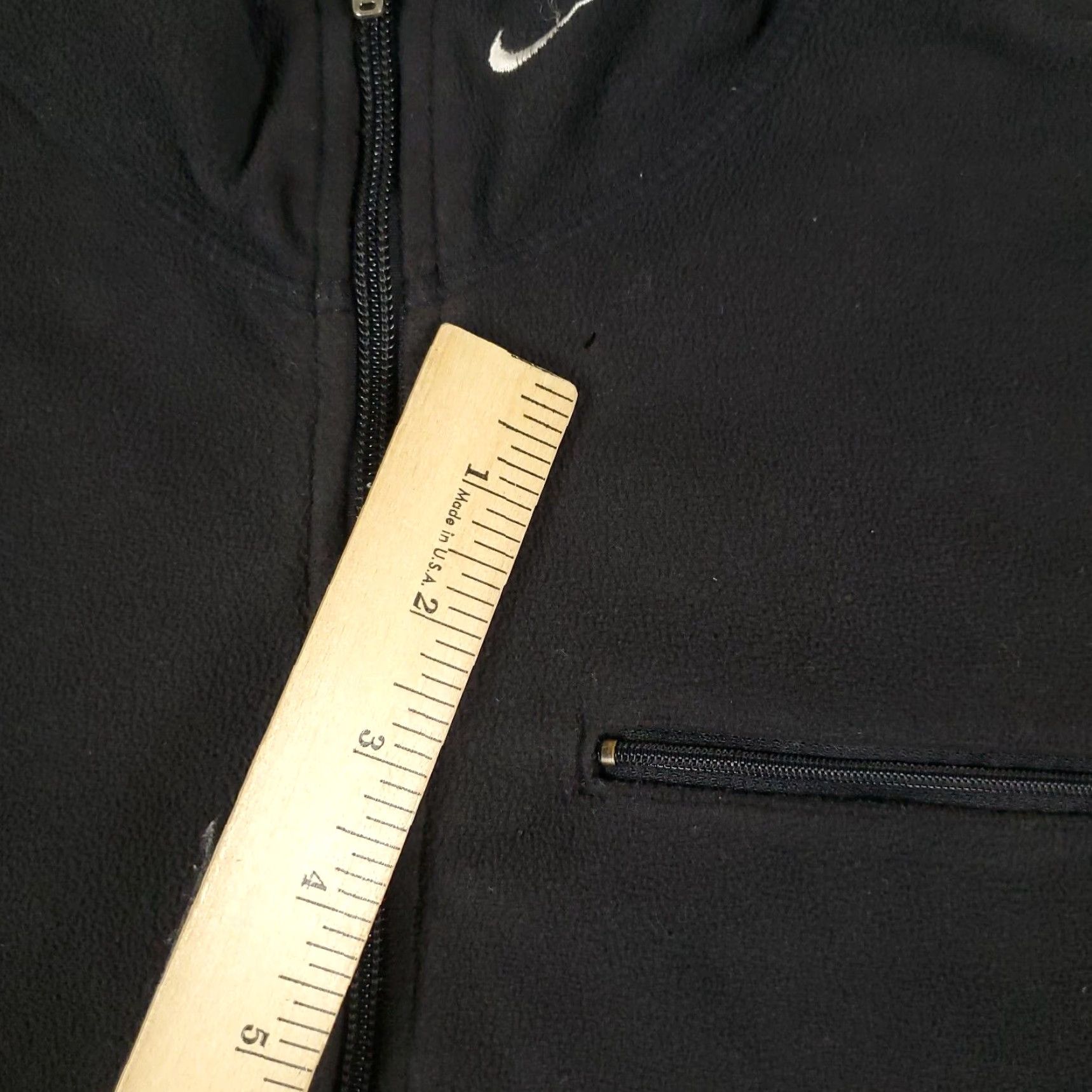 Nike VINTAGE Nike Jacket Womens XL Black Fleece Full Zip 90s Classic Sports Size XL / US 12-14 / IT 48-50 - 5 Thumbnail