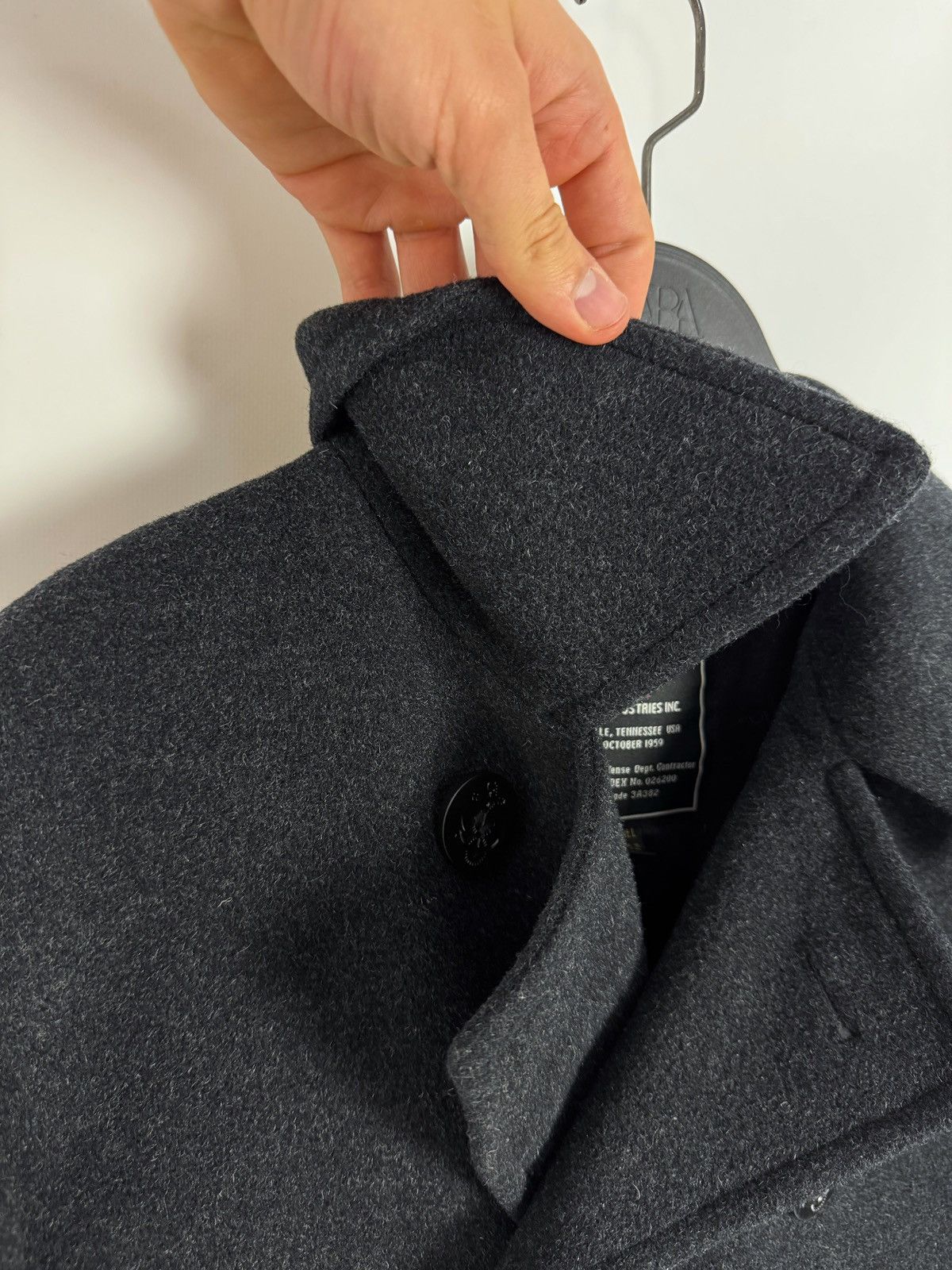 Alpha Industries Alpha Industries Wool Blend Pea Coat Jacket Size US S / EU 44-46 / 1 - 8 Thumbnail