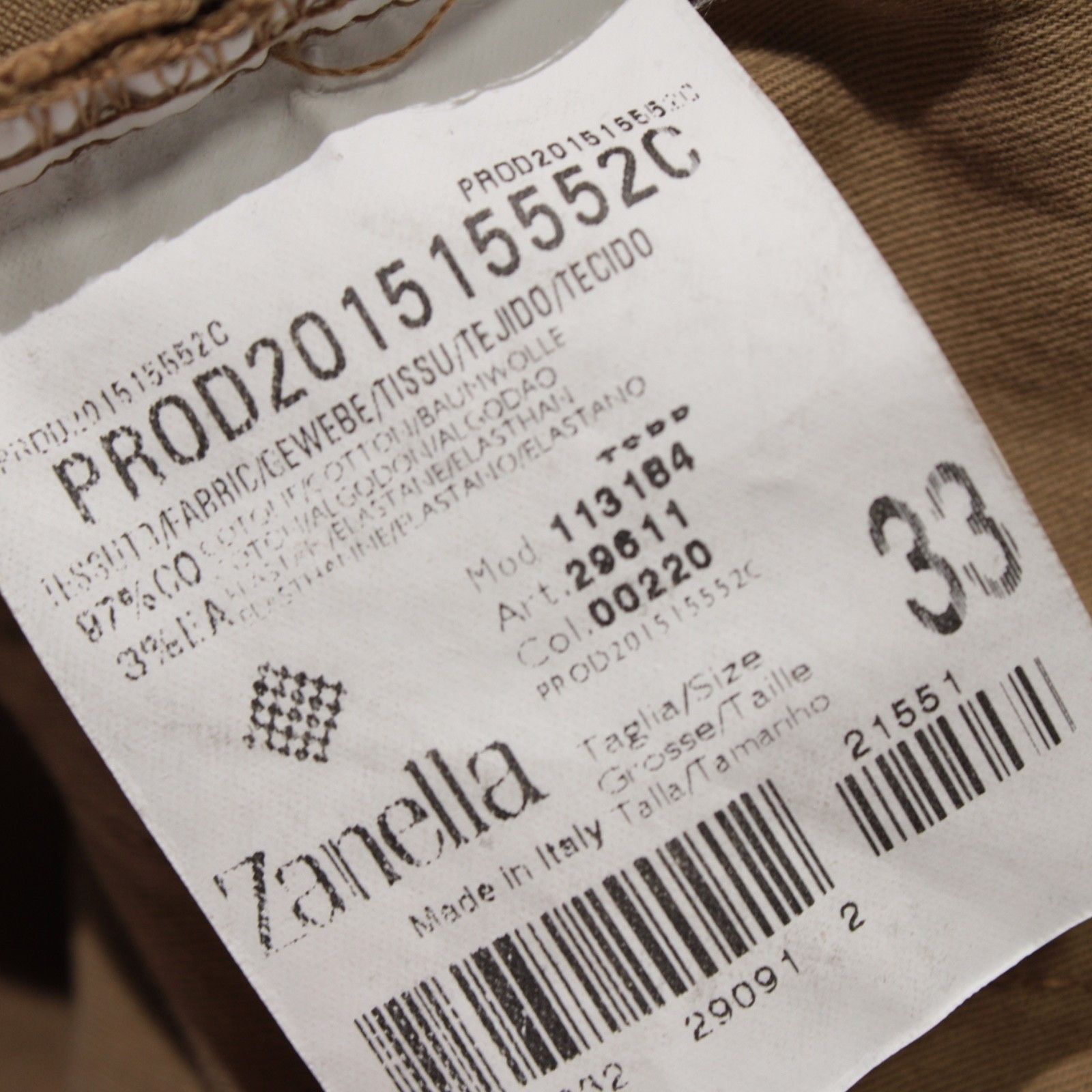 Zanella Zanella New with tags Chino Size 33 US In Beige Size US 33 - 5 Thumbnail