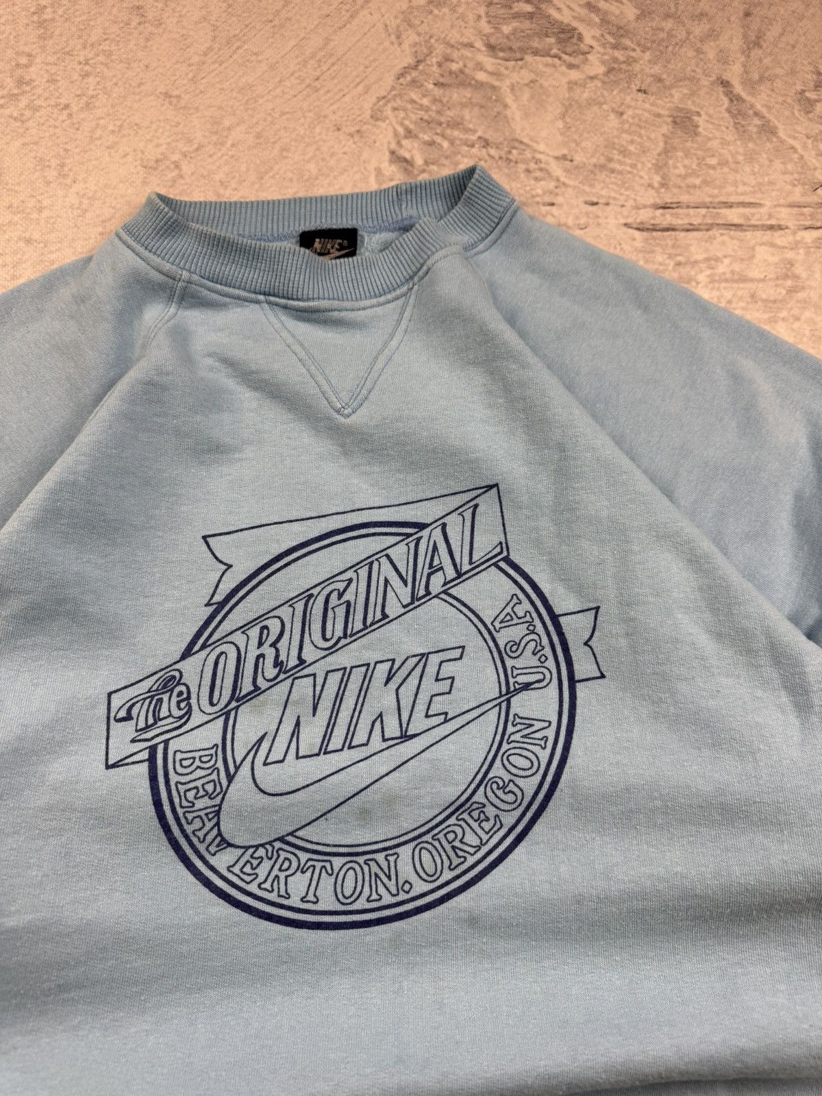 Nike × Vintage NIKE OREGON VINTAGE CENTER LOGO OVERSIZE BOXY SWEATSHIRT Size US M / EU 48-50 / 2 - 3 Thumbnail