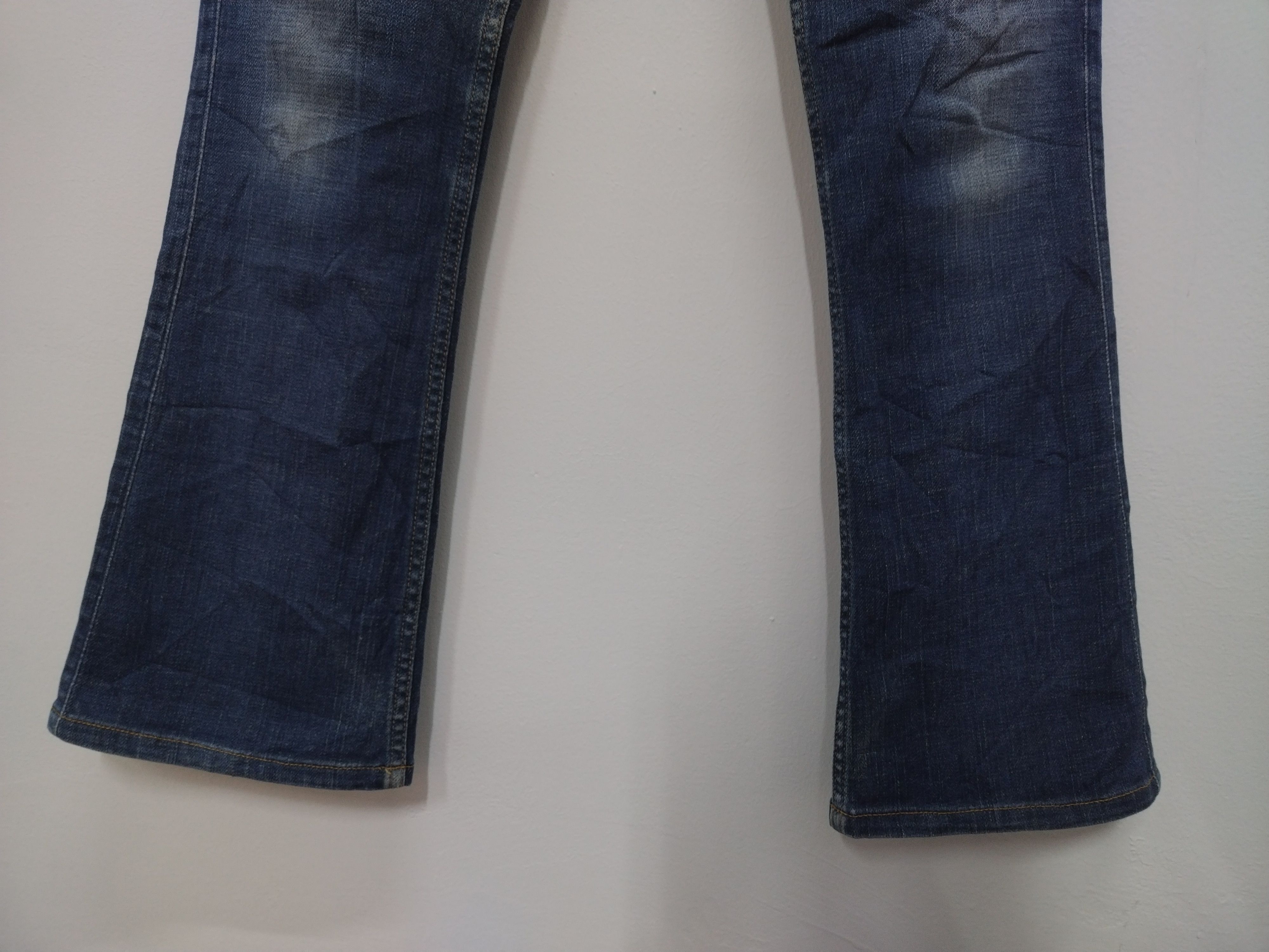 Edwin × Japanese Brand × Seditionaries 💥Crazy nice flared & design Vienus Jeans Elegance by Edwin Size 29" - 9 Thumbnail