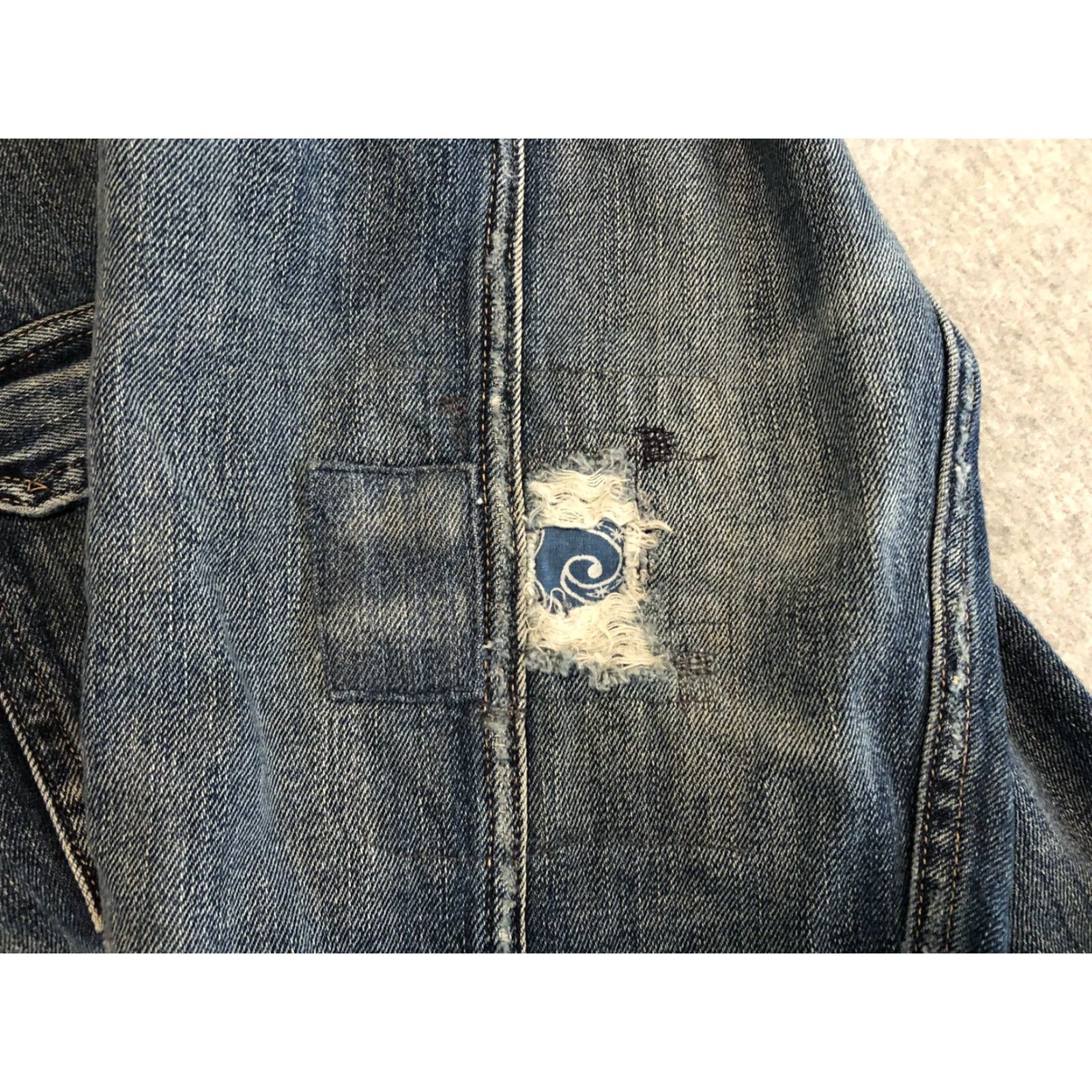 Polo Ralph Lauren VINTAGE Polo Ralph Lauren Sportsman Trucker Denim Jean Jacket USA Flag 3XLT NWT Size US XXL / EU 58 / 5 - 5 Thumbnail