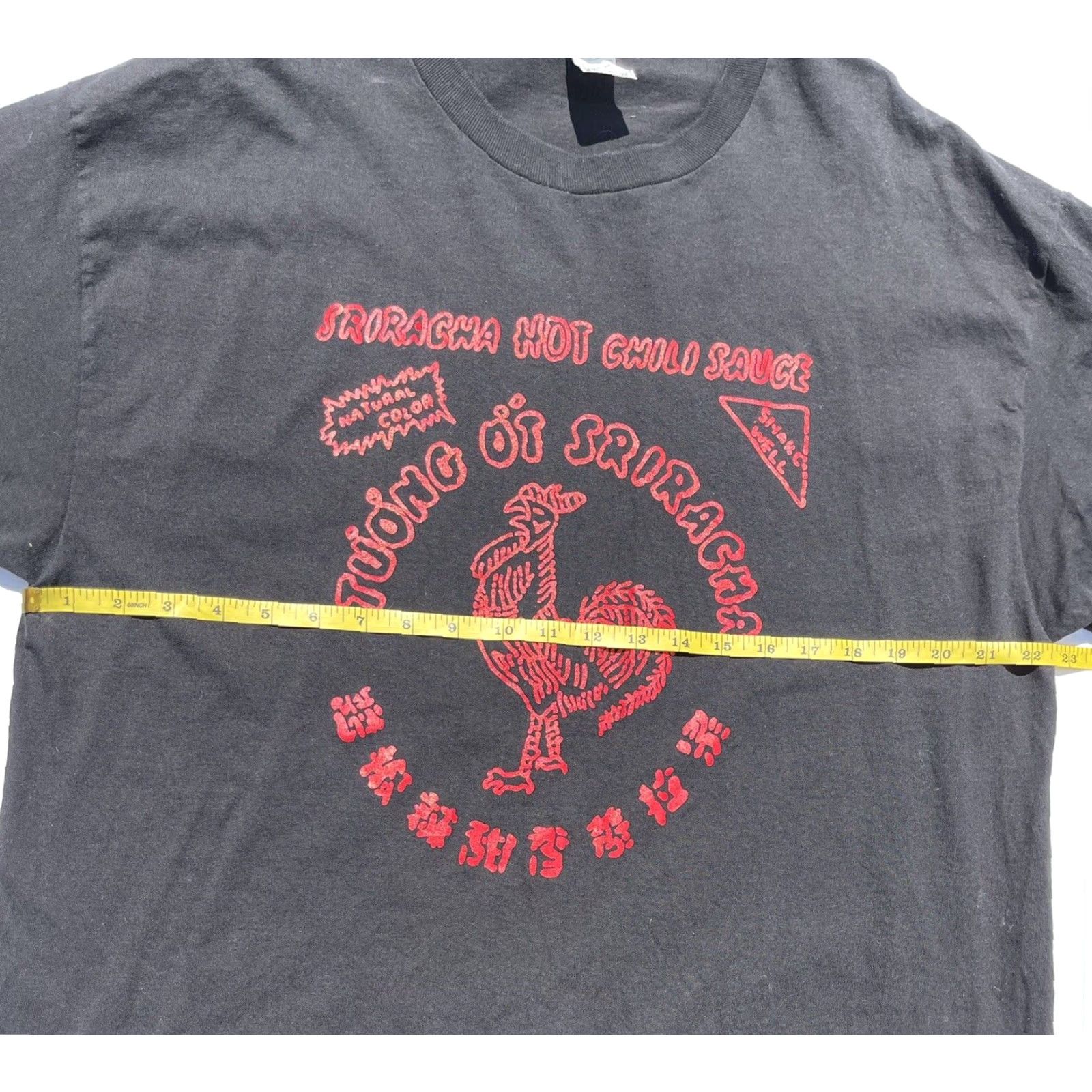 Vintage VINTAGE Sriracha Shirt Mens XL Black Logo Graphic Print Rooster Sauce Food Chinese Asian Thai Mexican Sz Size US XL / EU 56 / 4 - 5 Thumbnail