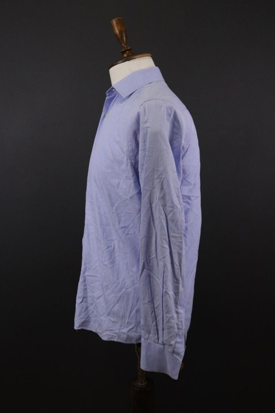 Romeo Gigli Romeo Gigli Milano Blue Long Down Shirt Size 39 / 15 Size US M / EU 48-50 / 2 - 4 Thumbnail