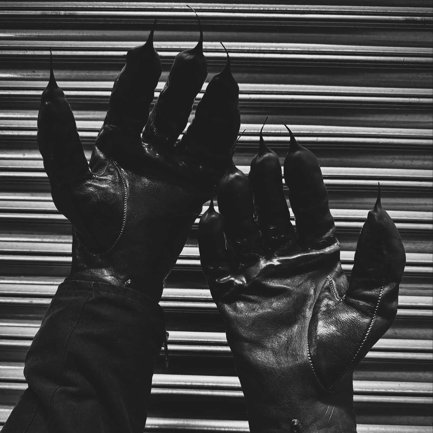 Carol Christian Poell CCP Dark Sol Asymmetric Kangaroo Leather Gloves 46+52 Size ONE SIZE - 4 Thumbnail