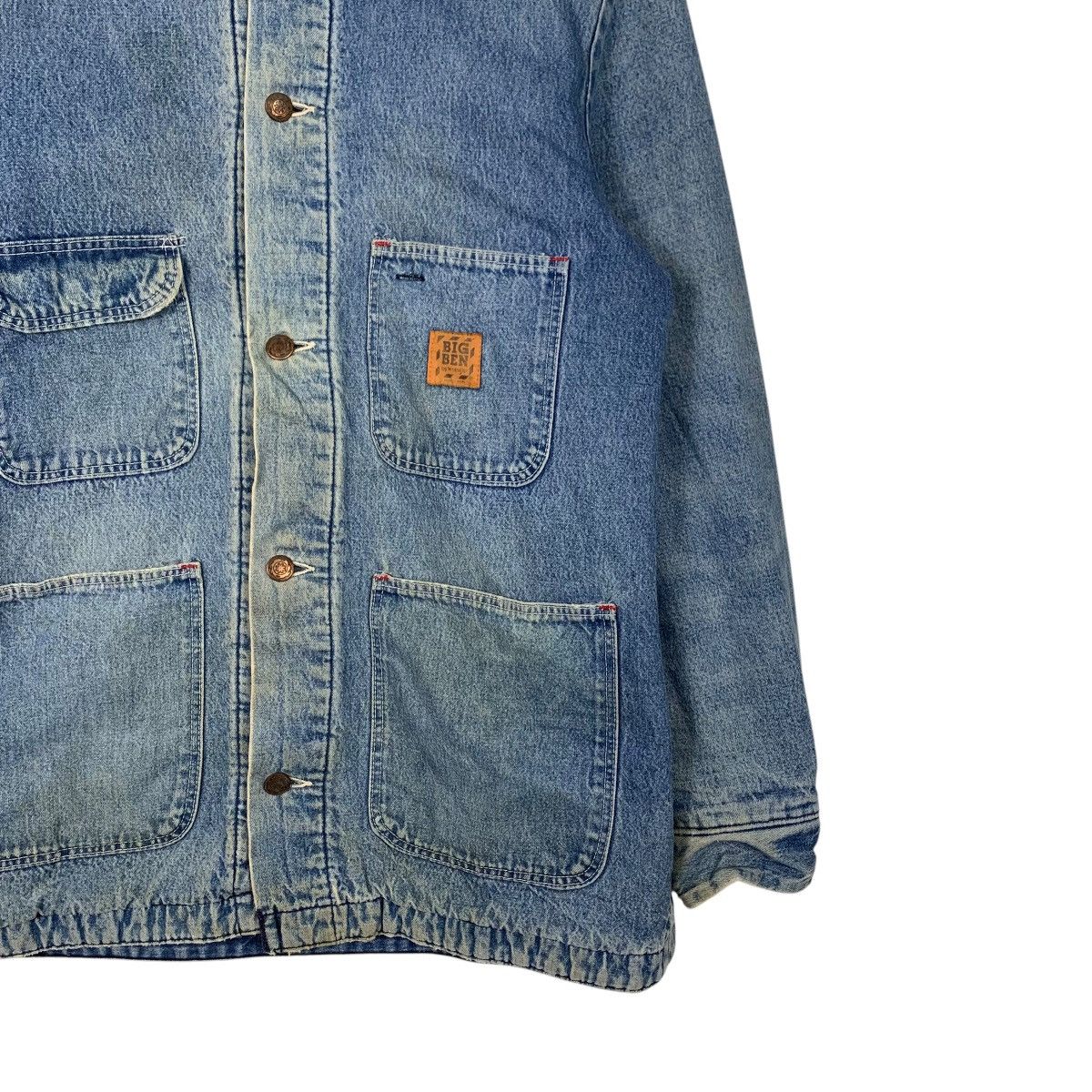 Japanese Brand BIG BEN by Wrangler Blanket Lined Denim Jacket #2141-C94 Size US M / EU 48-50 / 2 - 4 Thumbnail