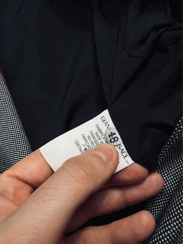 Versace Versace Collection gray polka dot jacket XXL Size XXL / US 16-18 / IT 52-54 - 5 Thumbnail