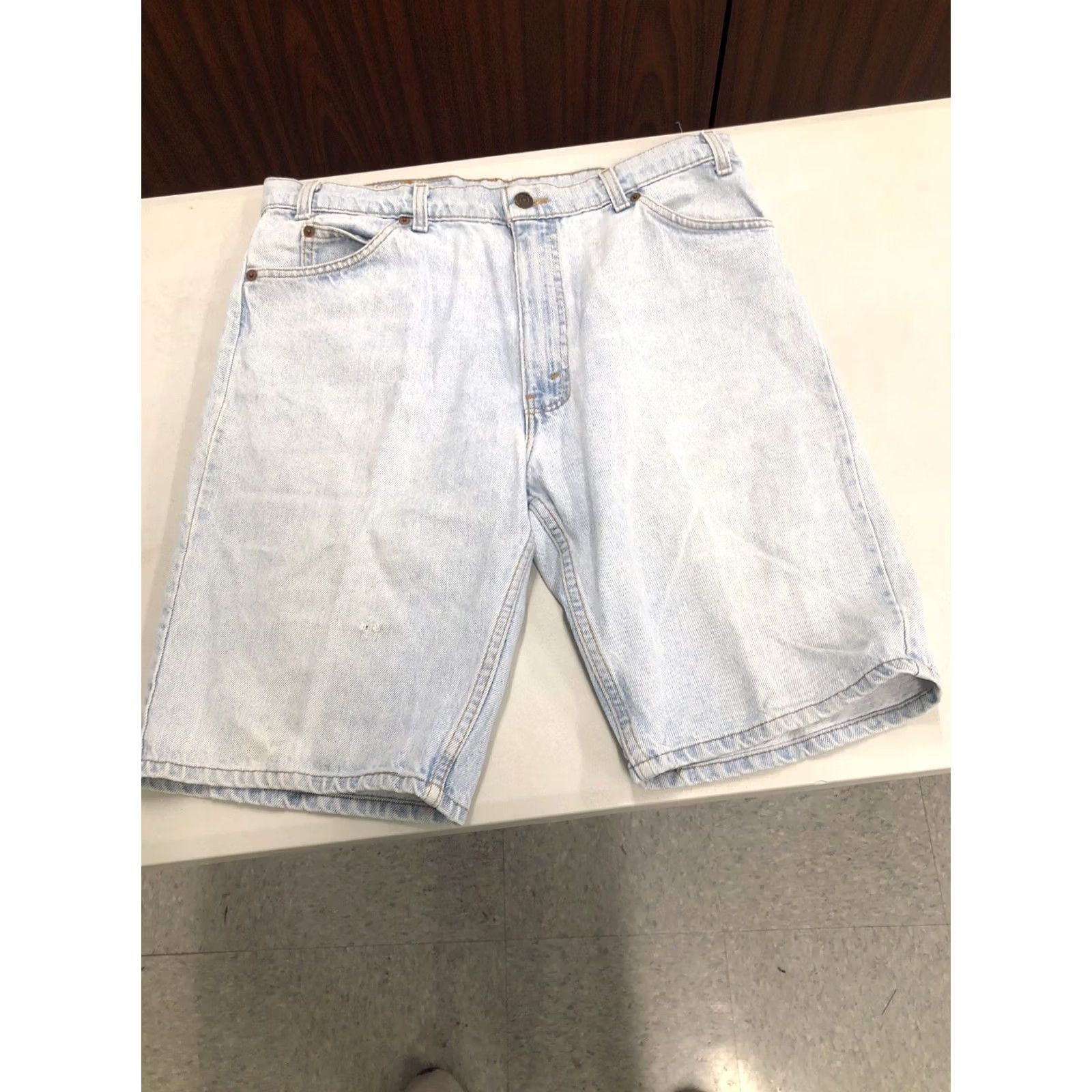 Levi's VINTAGE Levi’s 550 Orange Tab Denim Shorts Size 34 Blue Size US 34 / EU 50 - 7 Thumbnail