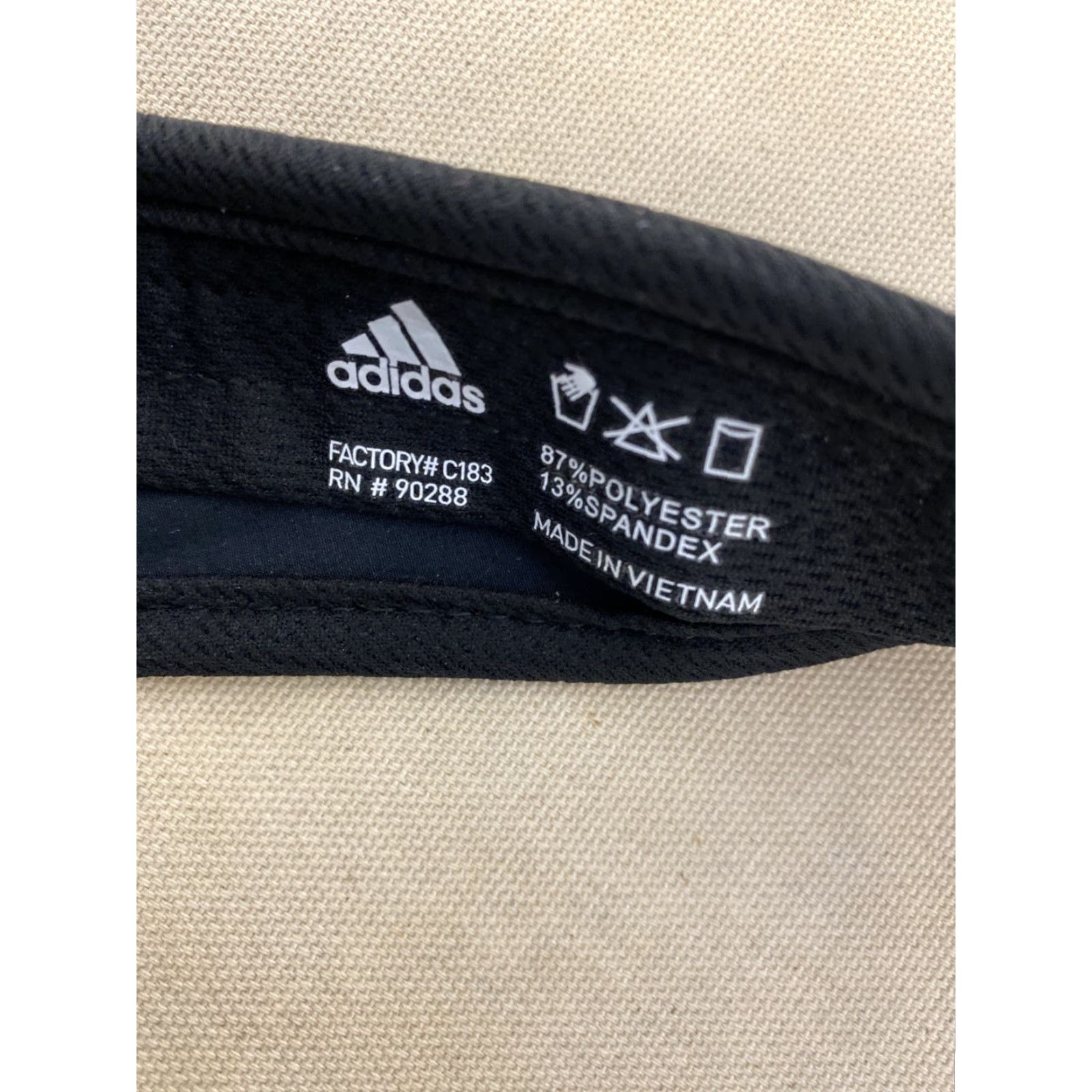 Adidas Adidas Hat Cap Black Dry Fit Runner Golfer Run Men One Size Cap /449 Black Baseball Cap Breathable Quick Dry UV Protection Polyester Modern Solid Men Size ONE SIZE - 6 Thumbnail