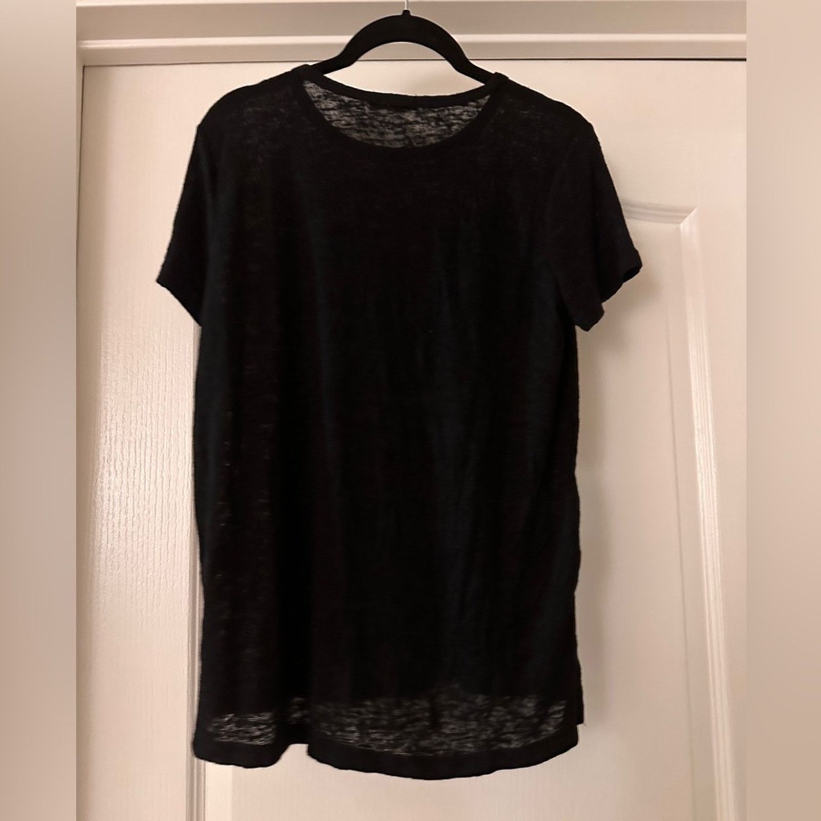 Comune Commune black slub knit tee size medium Size M / US 6-8 / IT 42-44 - 2 Thumbnail