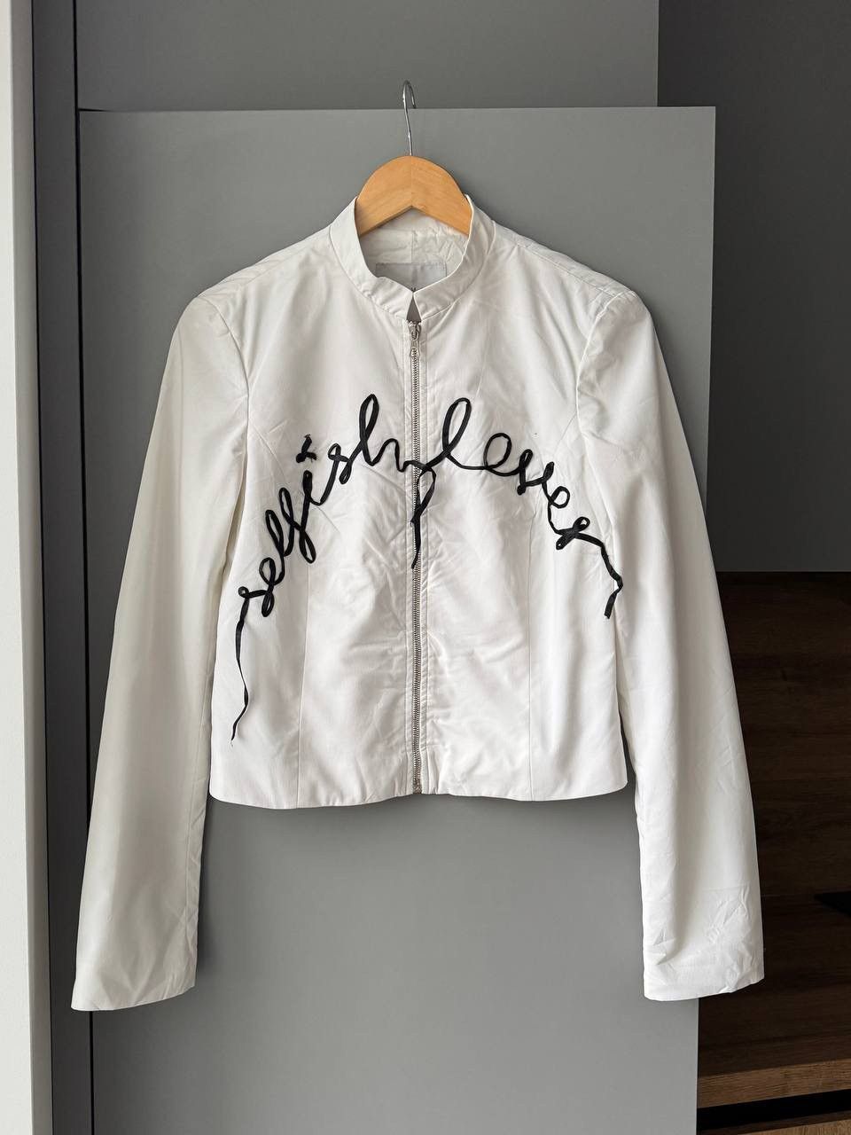 John Richmond × Vintage Vintage Richmond “X” Logo Biker Jacket Size M / US 6-8 / IT 42-44 - 1 Thumbnail