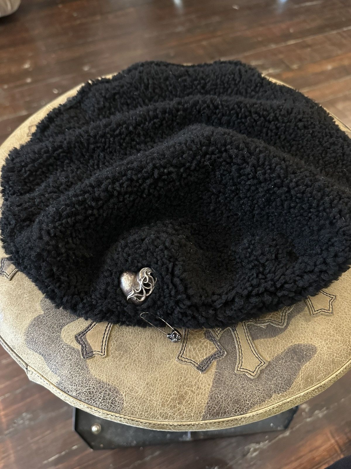 Chrome Hearts CHROME HEARTS FURR BERRET Size ONE SIZE - 1 Thumbnail