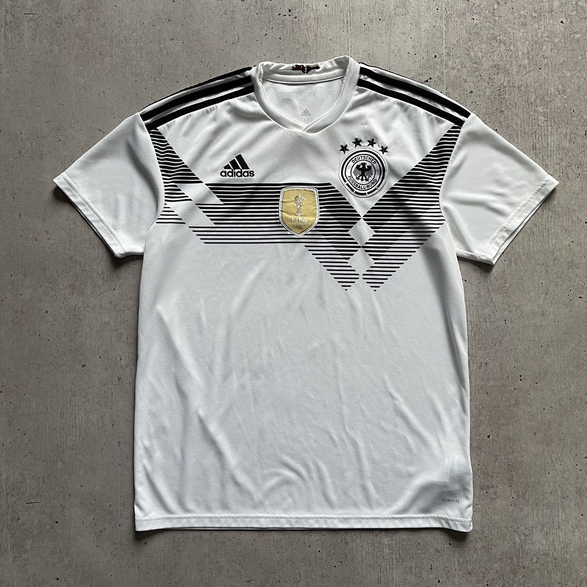 Adidas GERMANY NATIONAL TEAM HOME FOOTBALL SHIRT SOCCER JERSEY Size US M / EU 48-50 / 2 - 1 Thumbnail