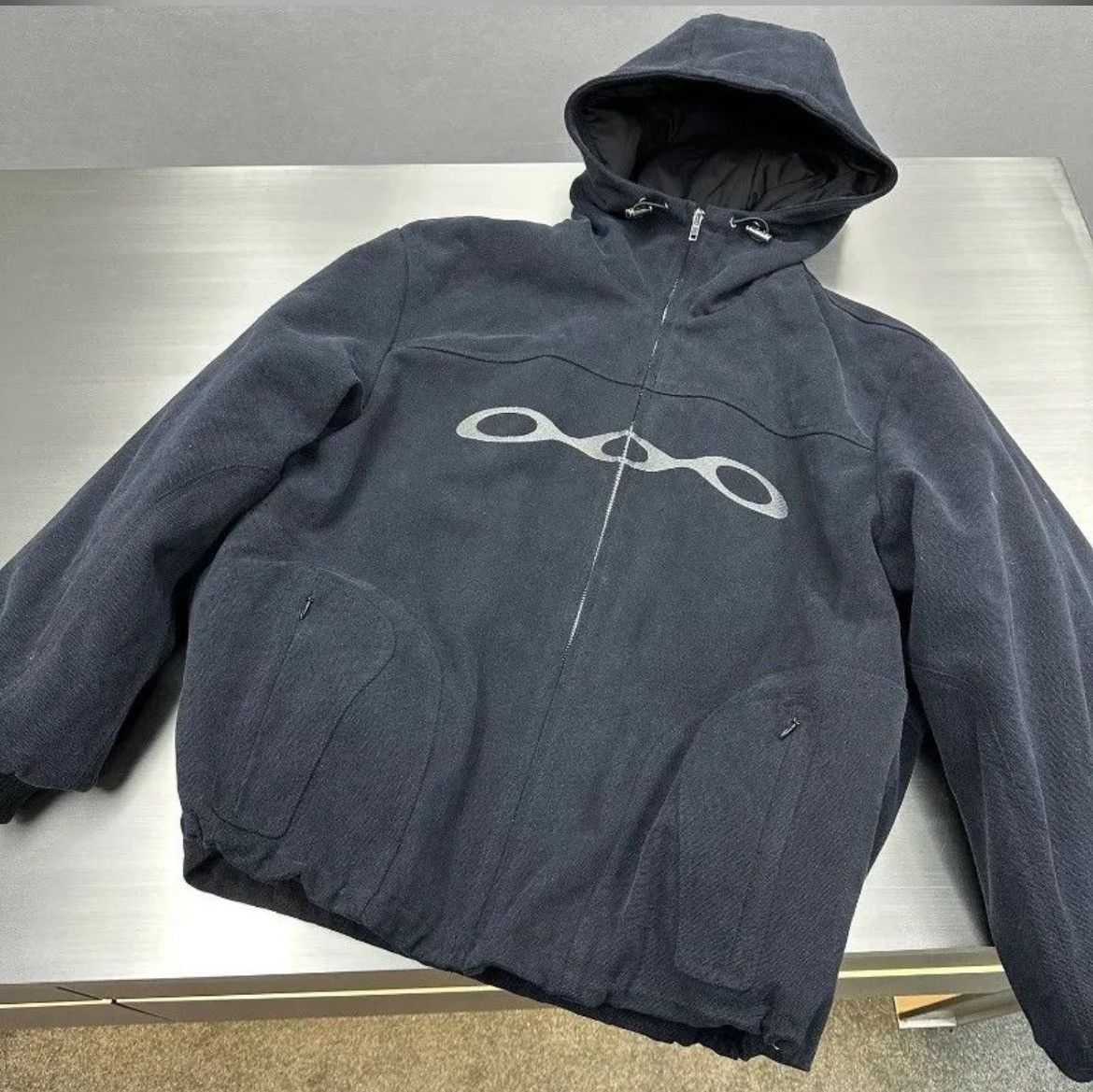 Japanese Brand × Vintage Abstracts Diagram Printed Zippered Hoodie Size US M / EU 48-50 / 2 - 1 Thumbnail