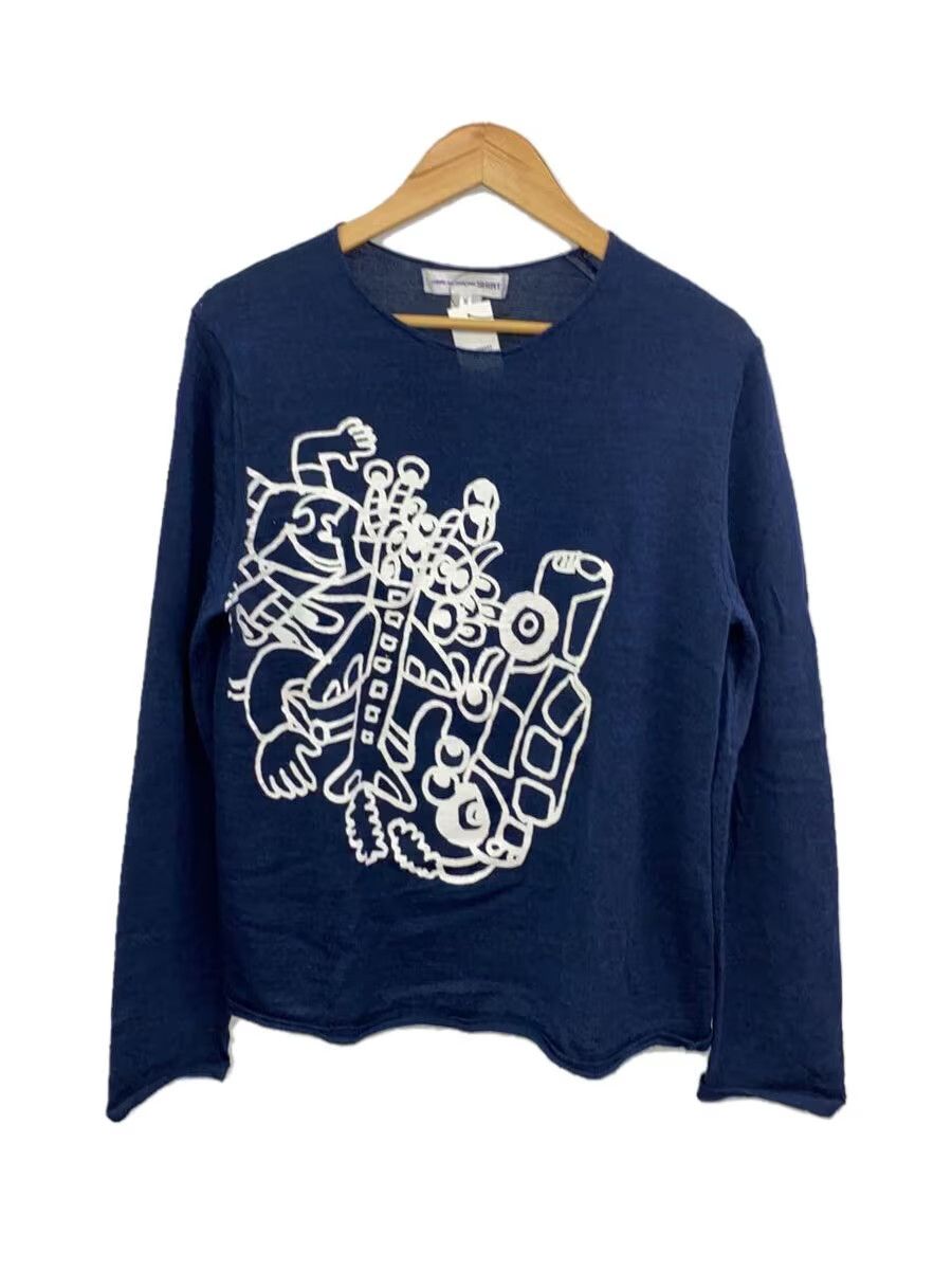 Comme des Garcons × Comme des Garcons SHIRT Noah Lyon Wool Knit Sweater Size US M / EU 48-50 / 2 - 1 Thumbnail