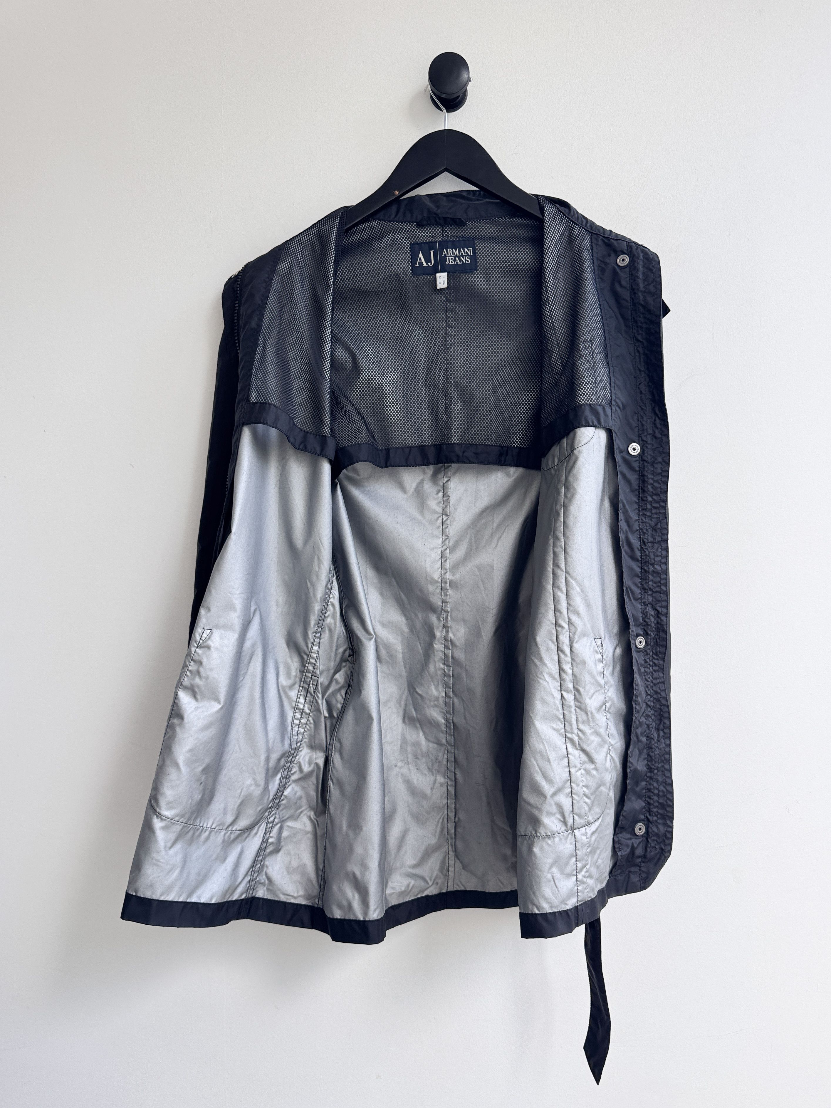 Armani Armani Jeans Nylon Trench Jacket Size M / US 6-8 / IT 42-44 - 3 Thumbnail