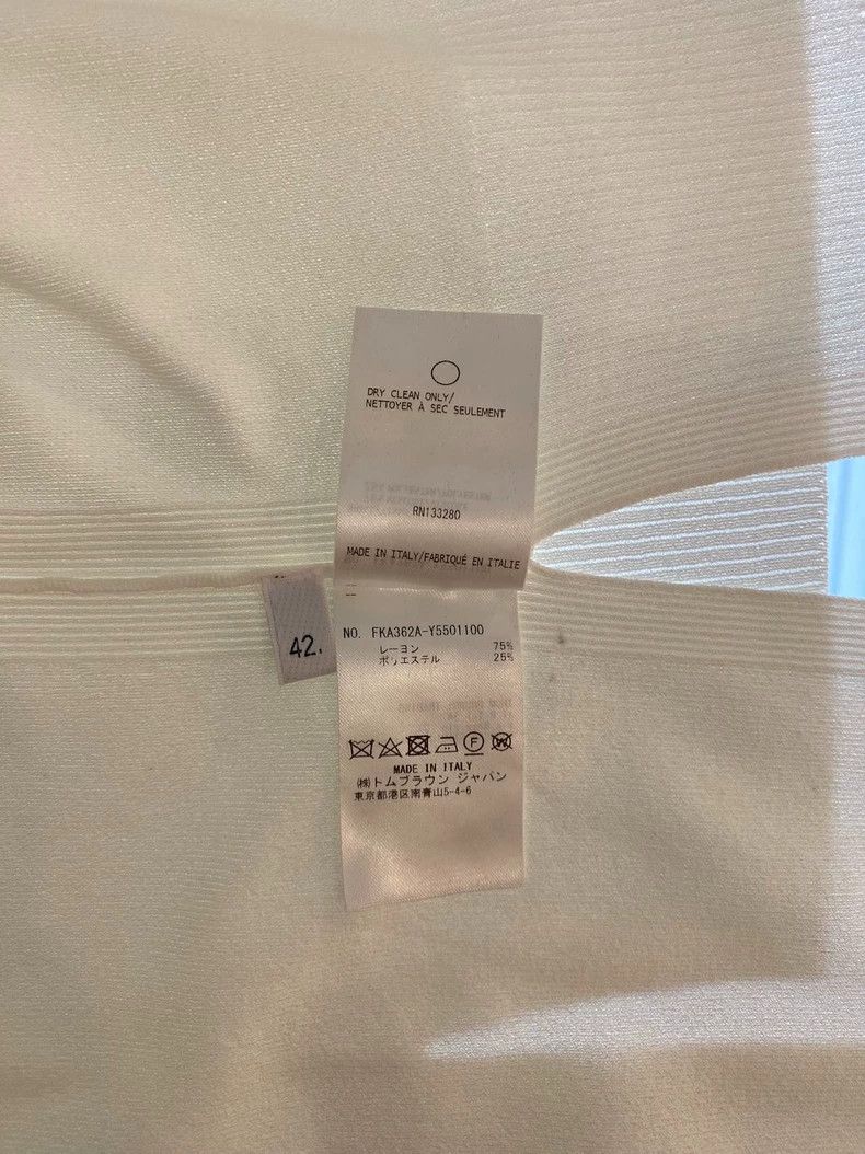 Thom Browne Thom Browne White knit short sleeves Size M / US 6-8 / IT 42-44 - 9 Thumbnail
