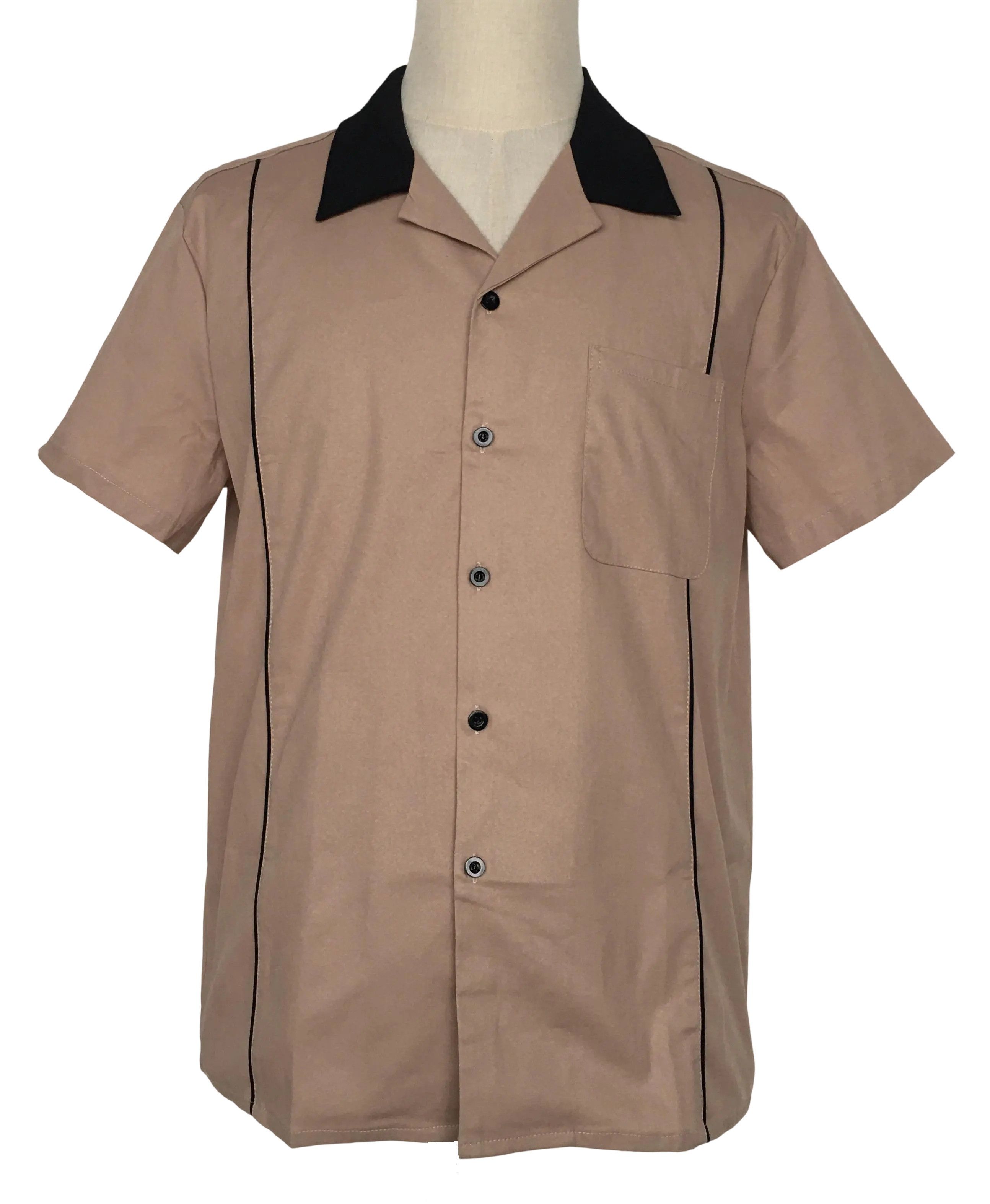 Other Brown-Vintage Style Design Shirts For Men Size US XL / EU 56 / 4 - 1 Thumbnail