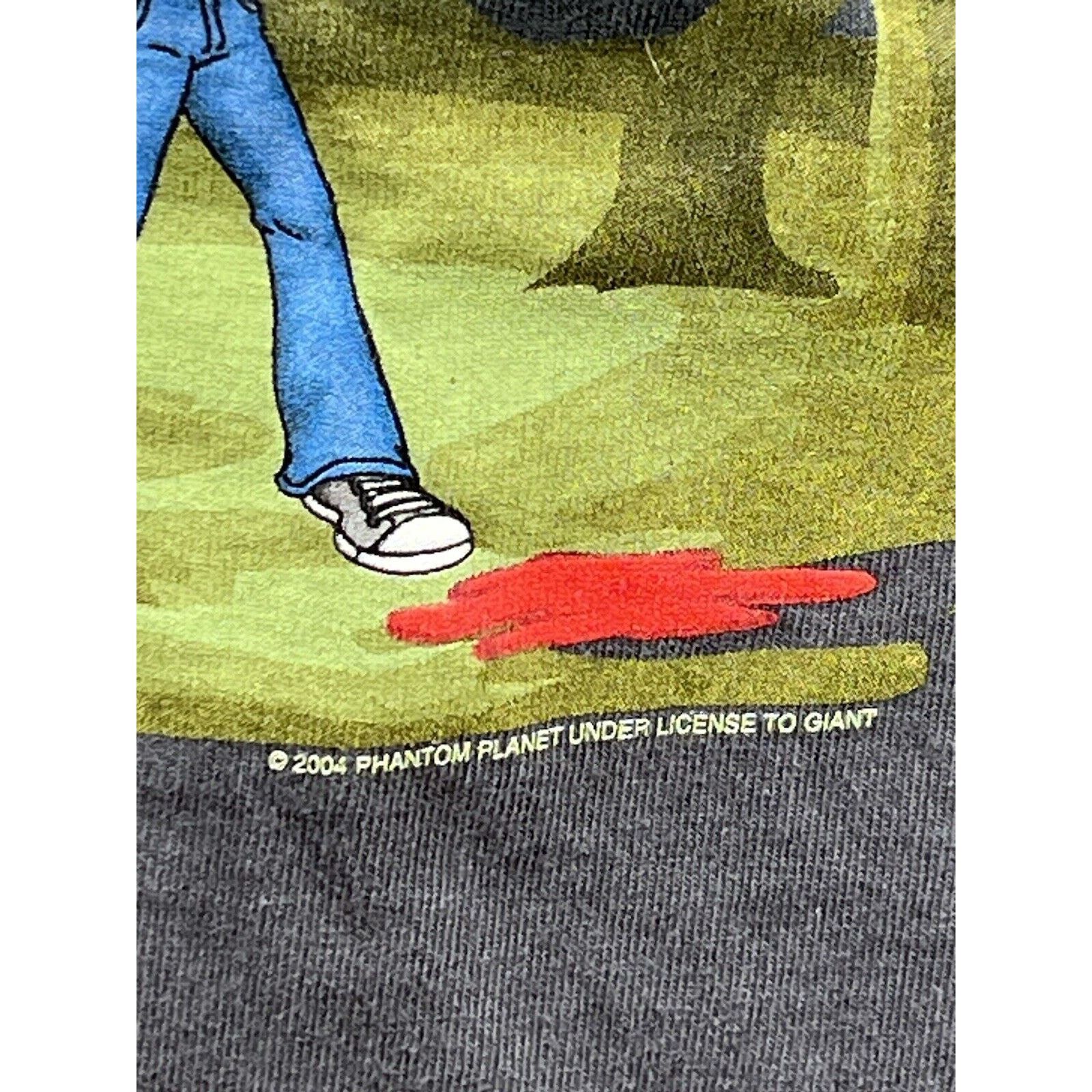 Alstyle 2004 Phantom Planet Giant 2005 Tour Gray T-Shirt Size Small Size US S / EU 44-46 / 1 - 4 Thumbnail