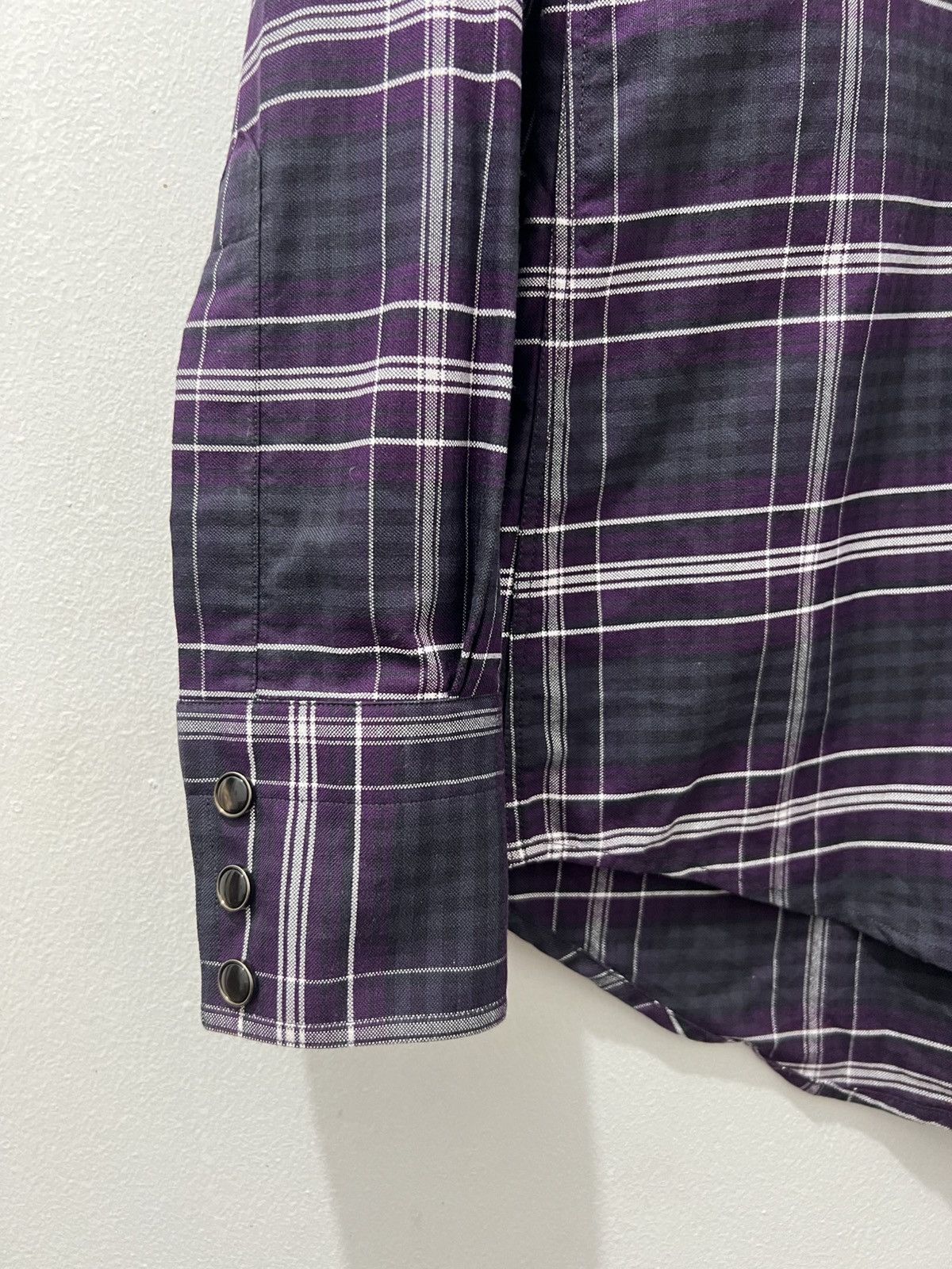 Tom Ford Tom Ford - Western Plaid Checkered Shirt Size US M / EU 48-50 / 2 - 6 Thumbnail
