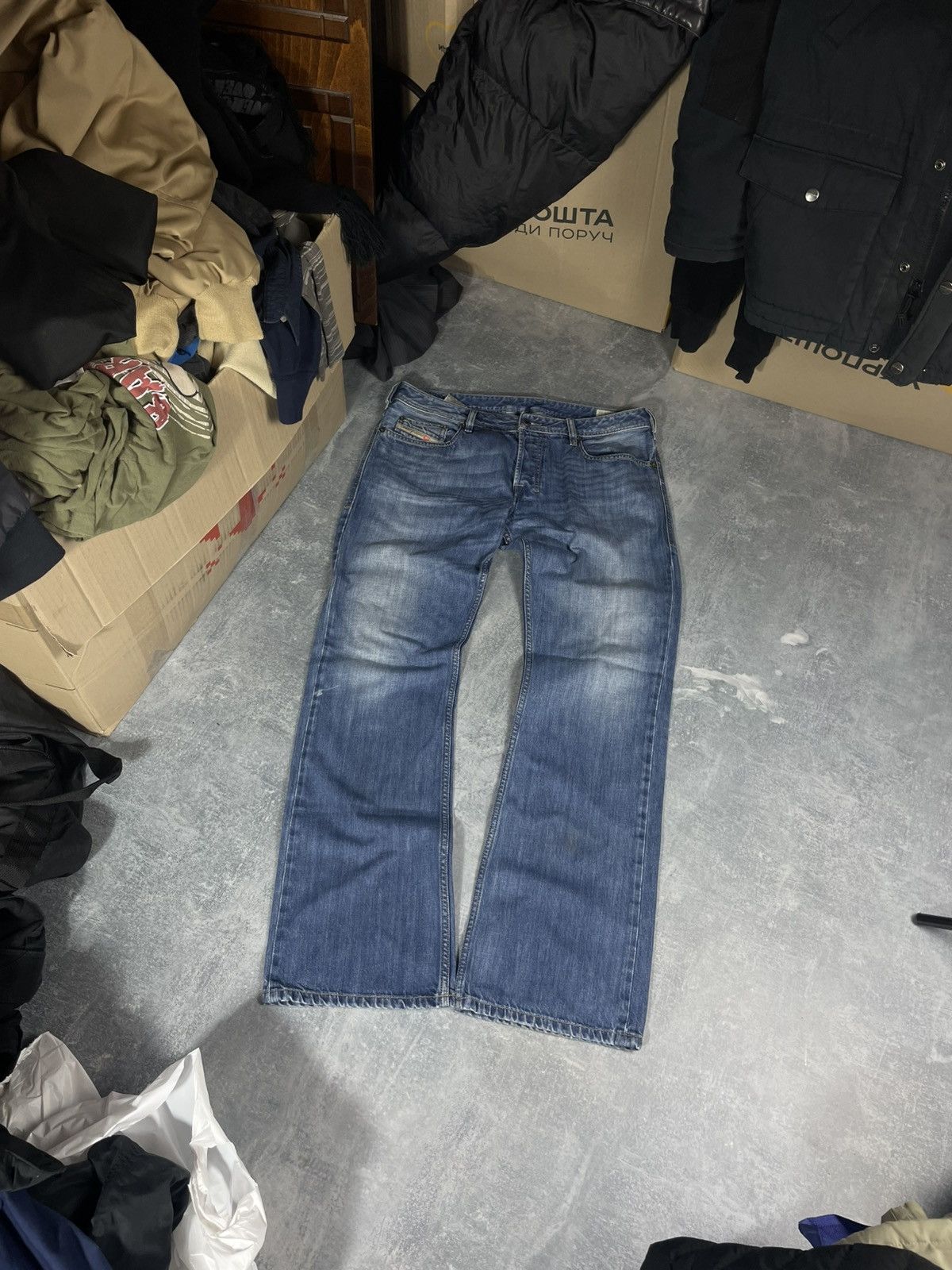 Diesel Vintage baggy Diesel zatiny larkee denim jeans Size US 34 / EU 50 - 5 Thumbnail