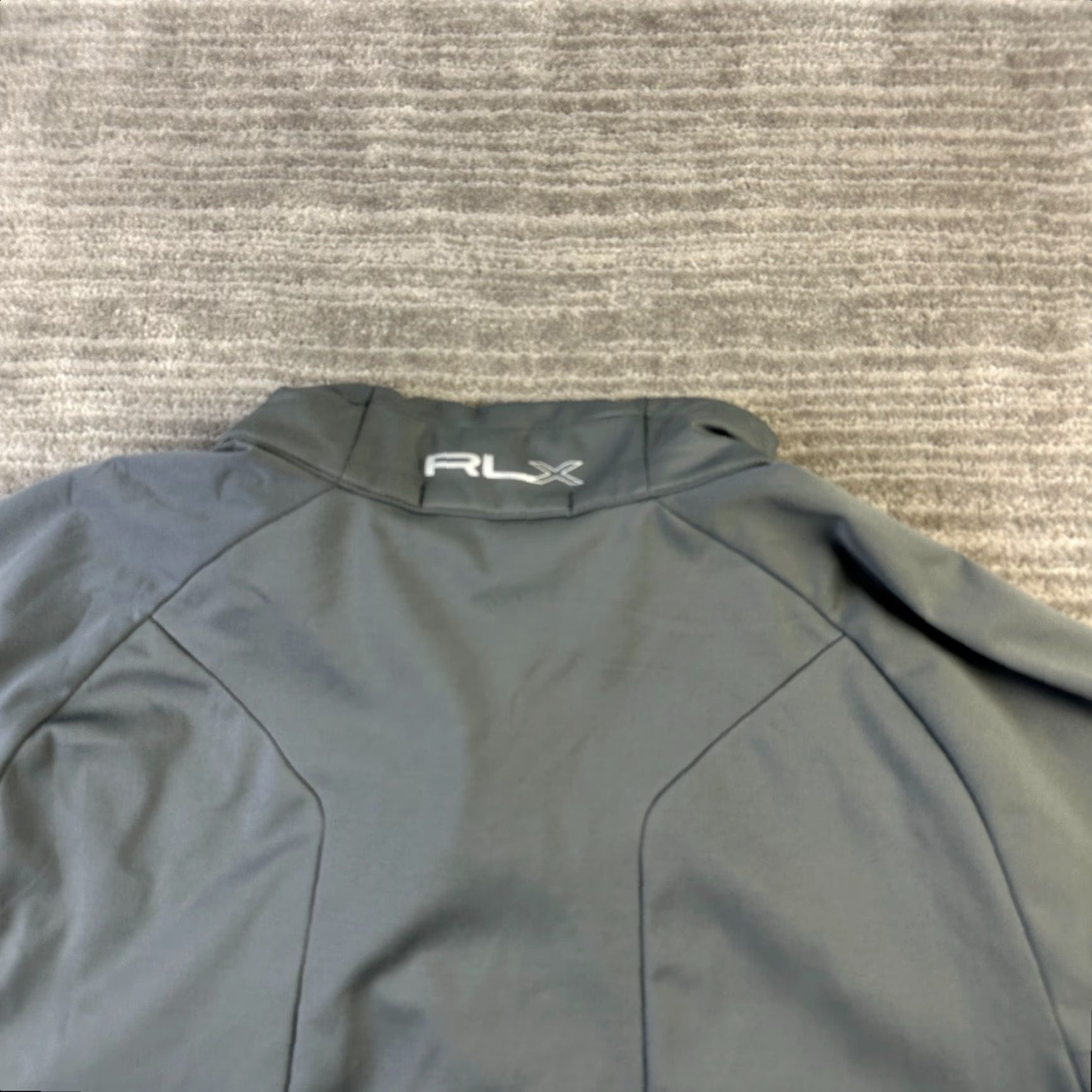 RLX Ralph Lauren RLX Ralph Lauren Jacket Mens XL Gray Half Zip Performance Short Sleeve Size US XL / EU 56 / 4 - 7 Thumbnail