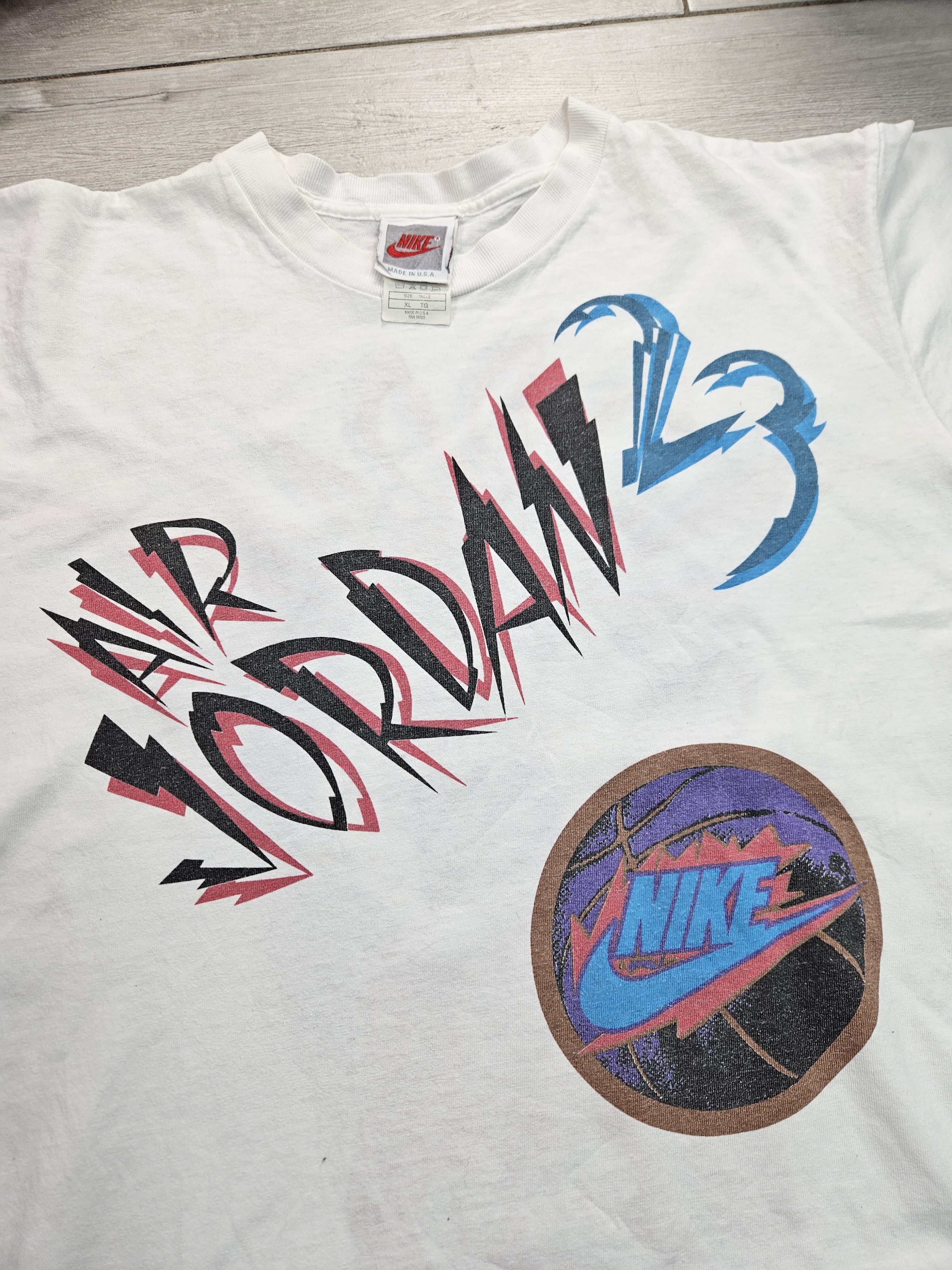 Jordan Brand × Nike × Vintage Vintage 80' Nike Michael Jordan T-Shirt Size US S / EU 44-46 / 1 - 3 Thumbnail
