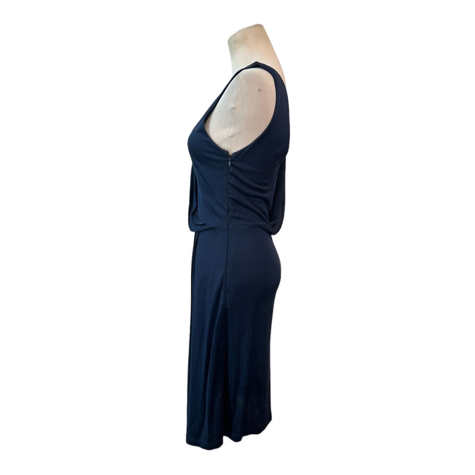 French Connection French Connection navy blue pleated front skirt dress size 4 Size S / US 4 / IT 40 - 7 Thumbnail