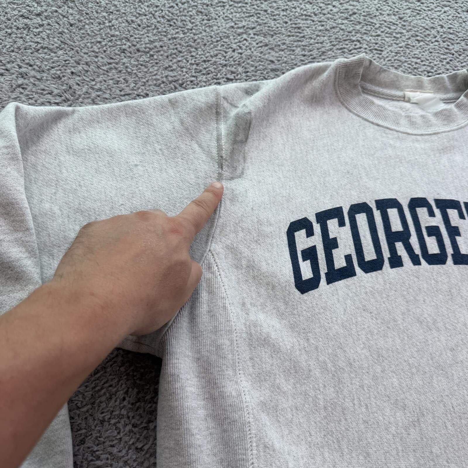 Champion Champion Reverse Weave Georgetown Crewneck Sweatshirt Gray M Size US M / EU 48-50 / 2 - 5 Thumbnail