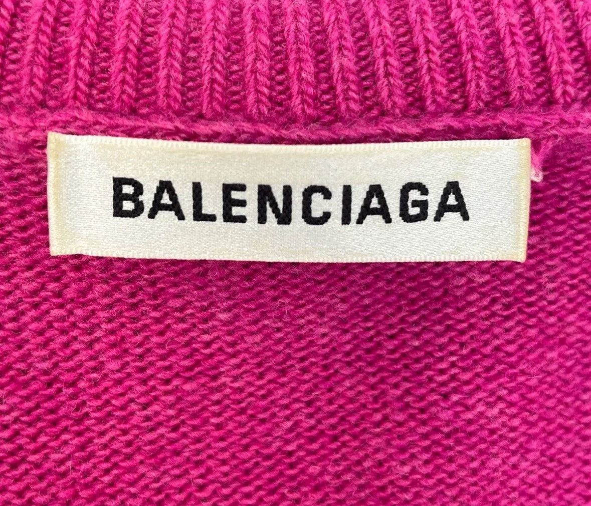 Balenciaga Balenciaga classic embroidered wool sweater 2412-Nextarrow Size US S / EU 44-46 / 1 - 6 Thumbnail