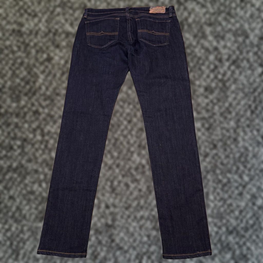 Ralph Lauren Ralph Lauren Denim & Supply Jeans Skinny 30 Mid Rise Stretch Blue Womens Regular 5-Pocket USA Logo Denim Cotton Blend Zip Inseam 29.5 Size 30" / US 8 / IT 44 - 1 Thumbnail