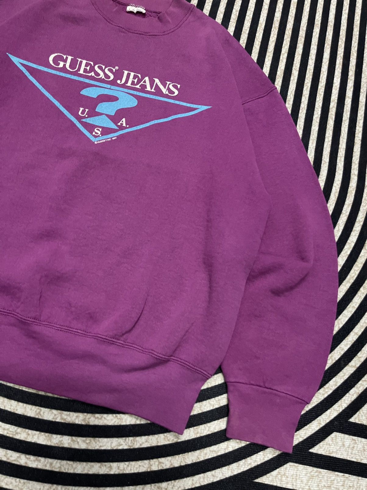 Guess VINTAGE 1993 GUESS BIG LOGO SWEATSHIRT Size US L / EU 52-54 / 3 - 4 Thumbnail