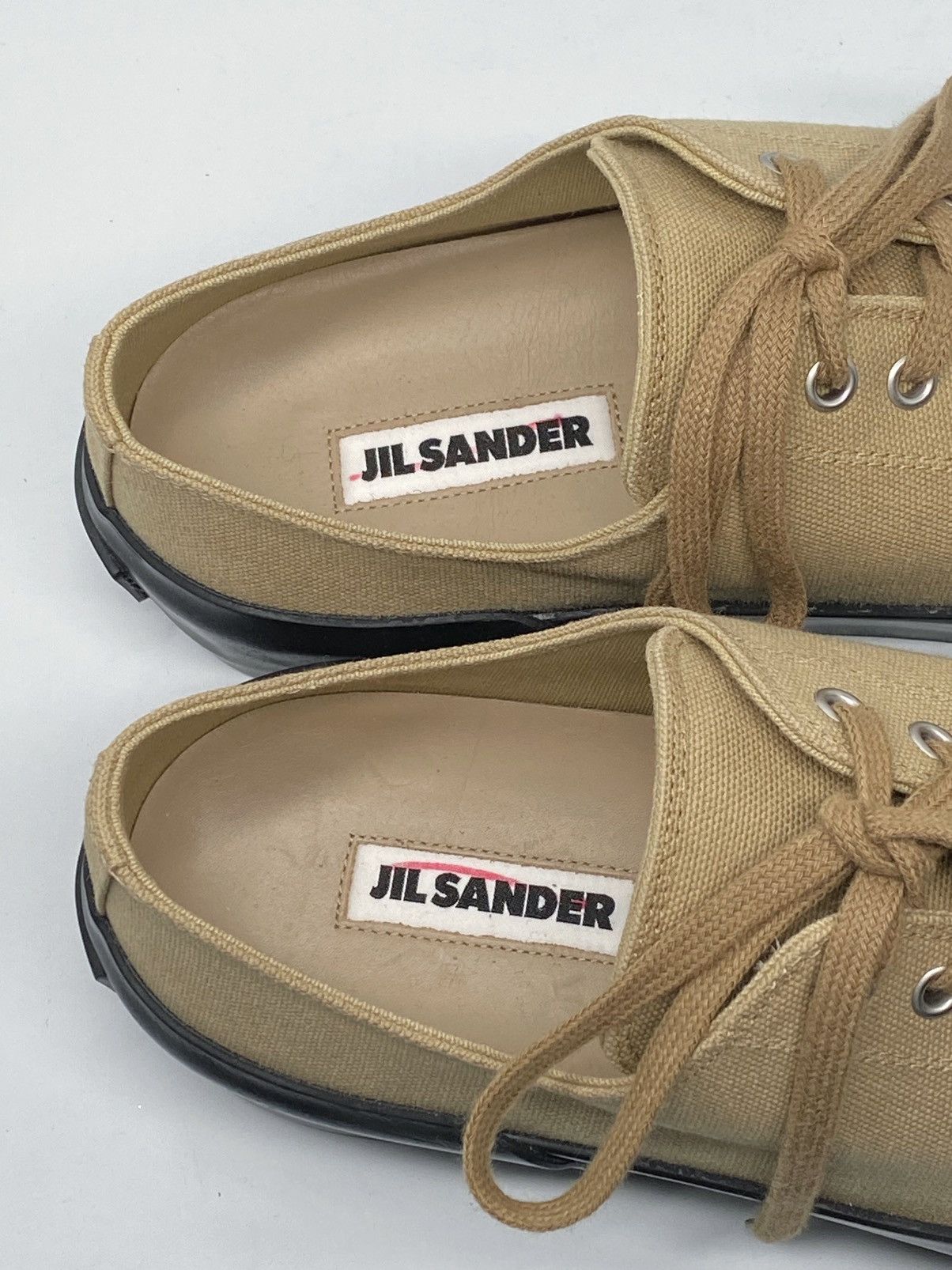 Jil Sander Jil Sander Canvas Low-Top Sneakers size 41/us size 8 Size US 8 / EU 41 - 5 Thumbnail