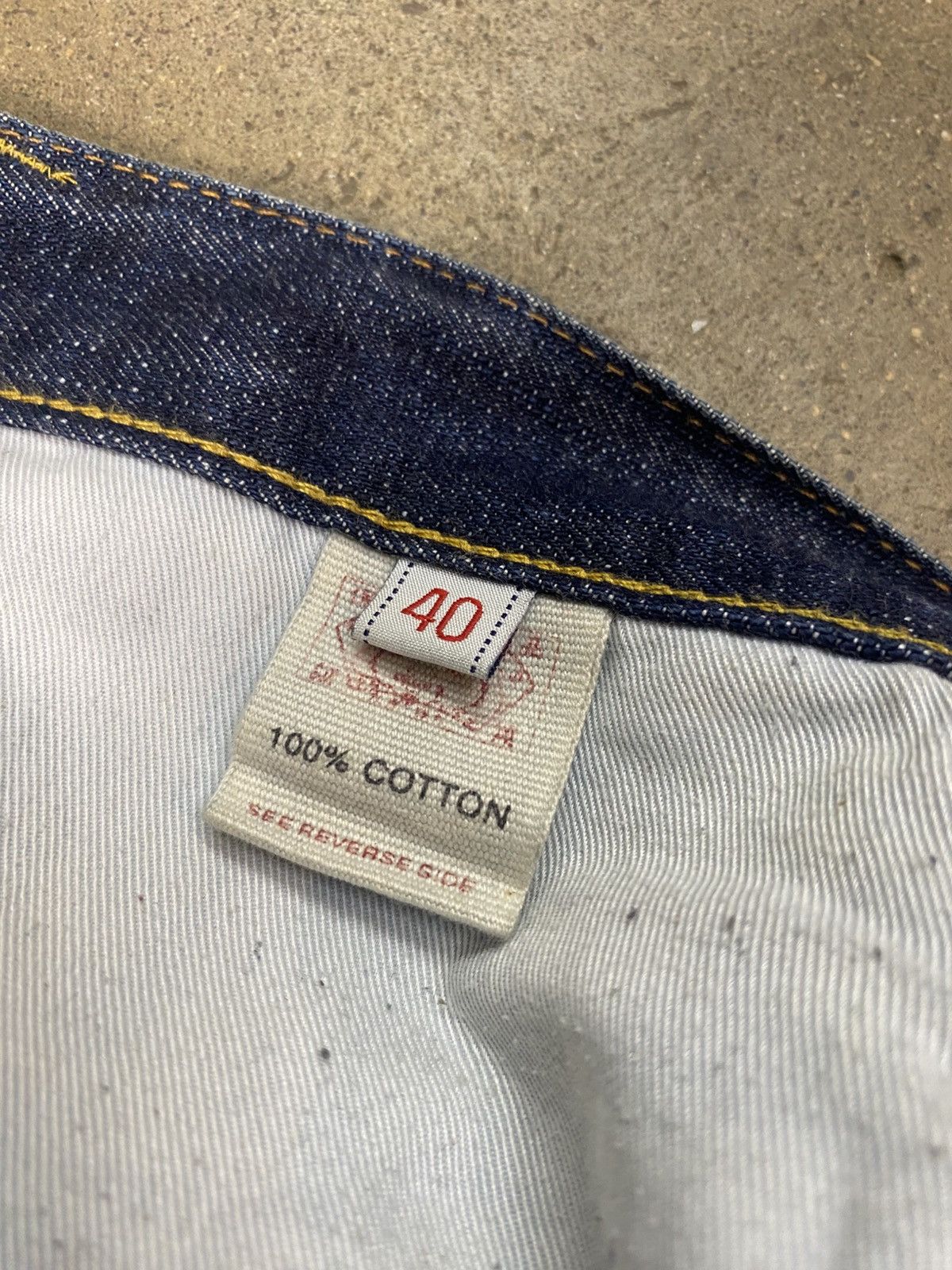 Evisu Rare Baggy Evisu Dark Wash Jeans w/ Embroidery Size US 40 / EU 56 - 7 Thumbnail