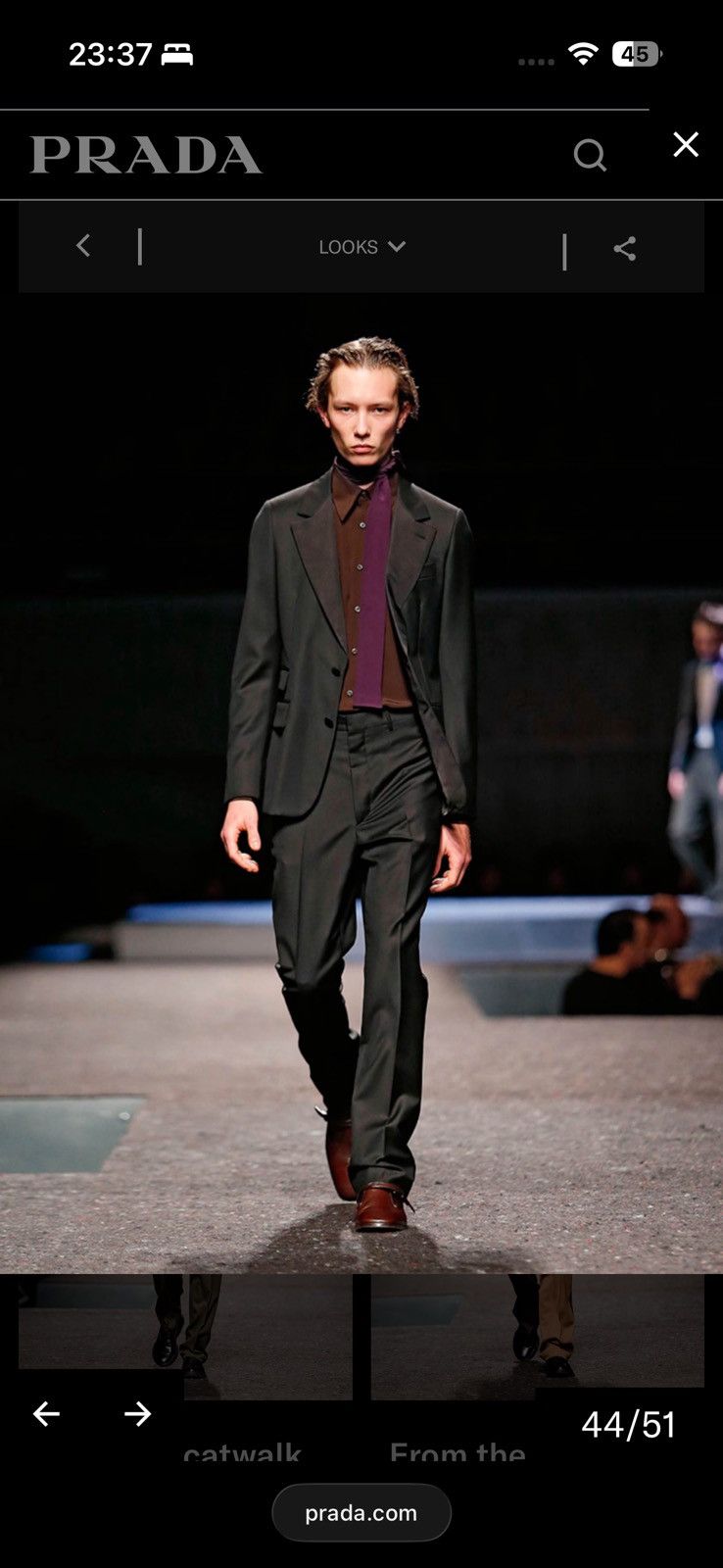Prada Prada FW2014 light blazer jacket Size 44R - 2 Thumbnail