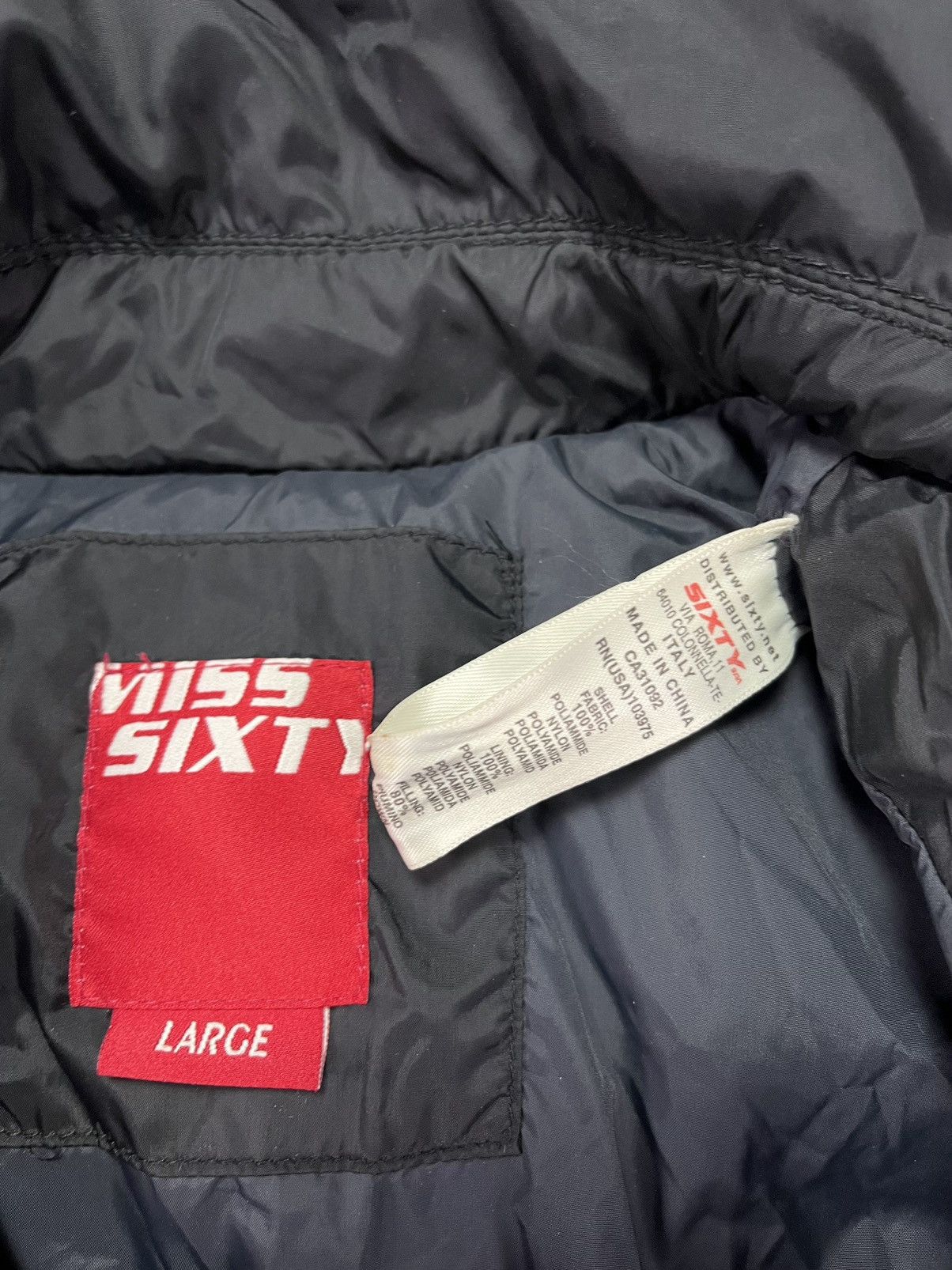 Miss Sixty Miss Sixty Vintage Y2K Cropped Multizip Assymetrical Jacket Size M / US 6-8 / IT 42-44 - 11 Thumbnail