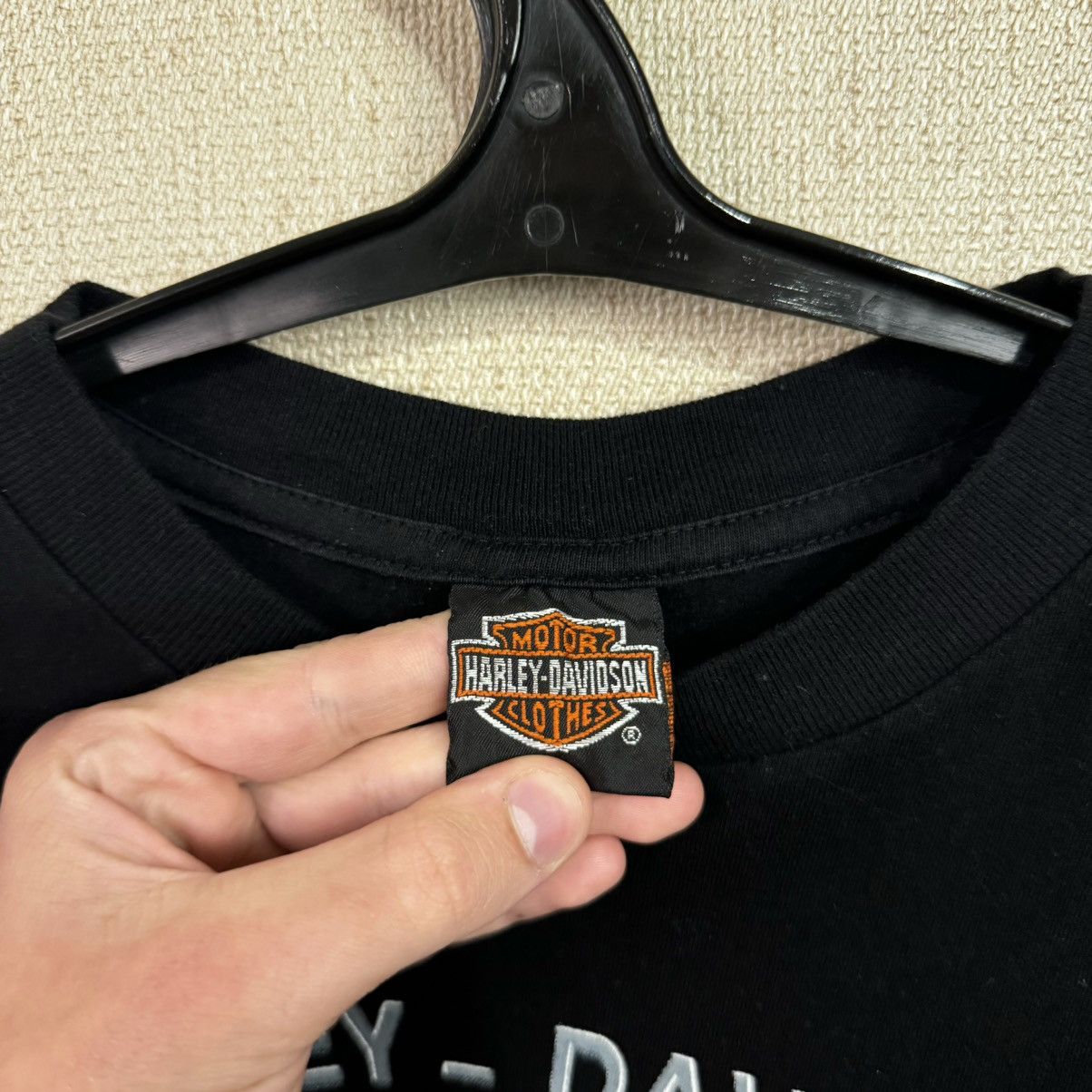 Harley Davidson × Vintage Vintage Harley Davidson T shirt Fire Wings USA Biker L Size US L / EU 52-54 / 3 - 15 Thumbnail