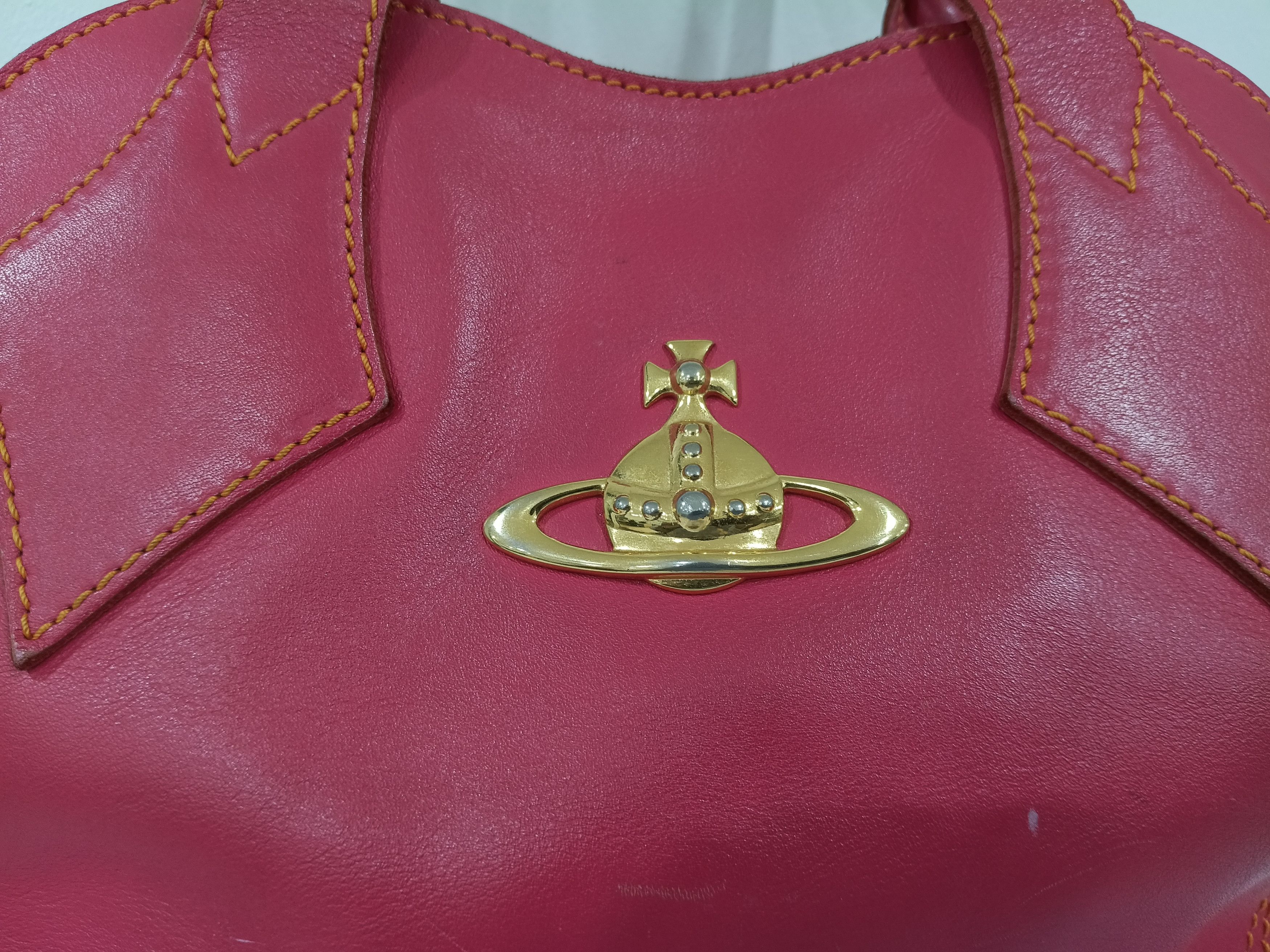 Vivienne Westwood Vivienne Westwood Leather Bag Pink colour Size ONE SIZE - 6 Thumbnail