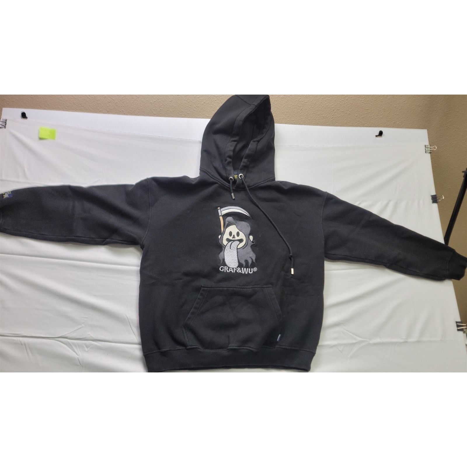 Other Graf & Wu Black Hoodie Pullover Sweatshirt Death Large Size US L / EU 52-54 / 3 - 1 Thumbnail