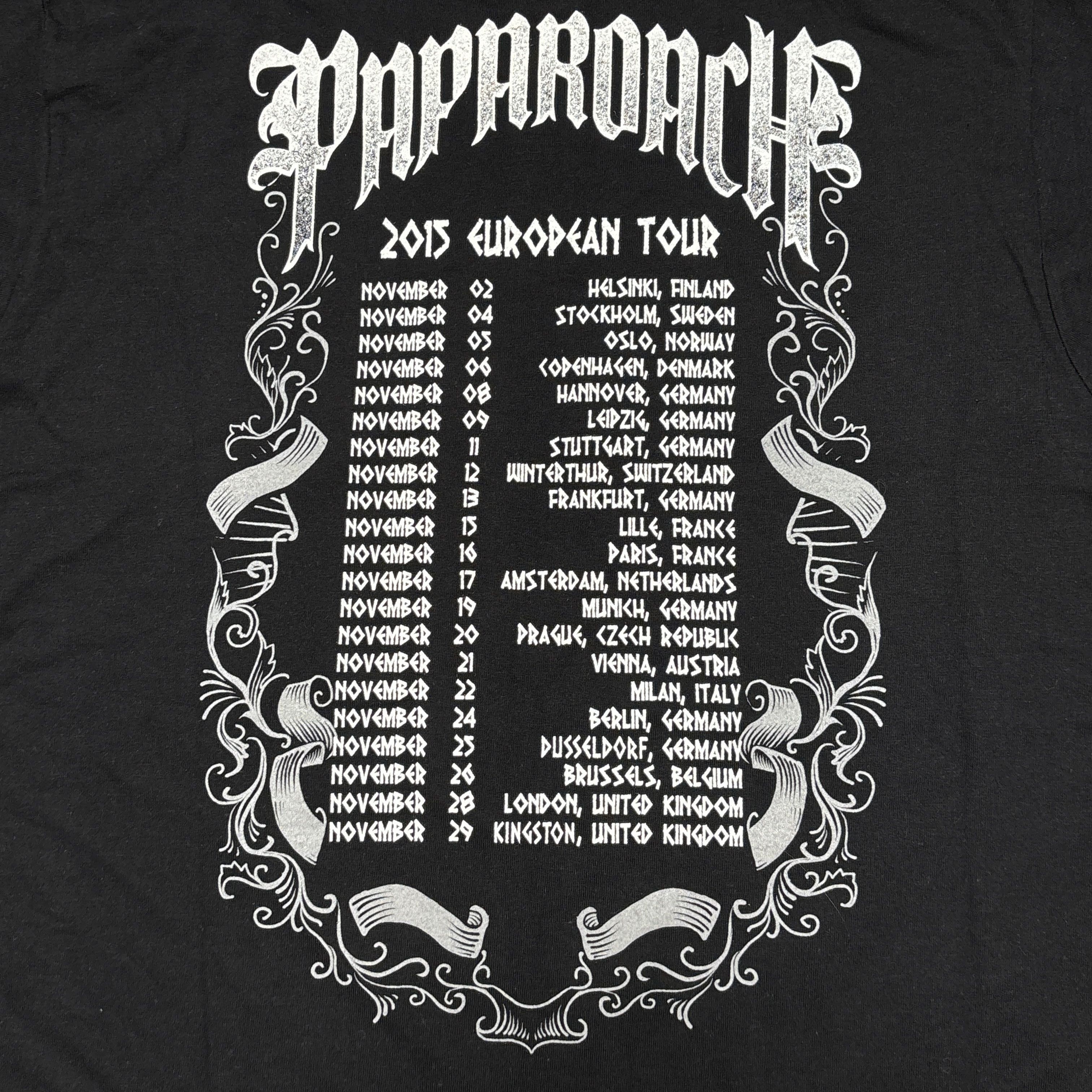 Band Tees Papa Roach Shirt Black Womens Baby Tee Metal Band Tee Size L / US 10 / IT 46 - 11 Thumbnail