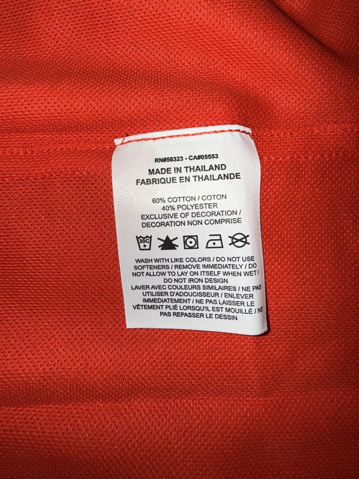Nike Nike Men’s Standard Fit Golf Orange Polo Size US XL / EU 56 / 4 - 8 Thumbnail