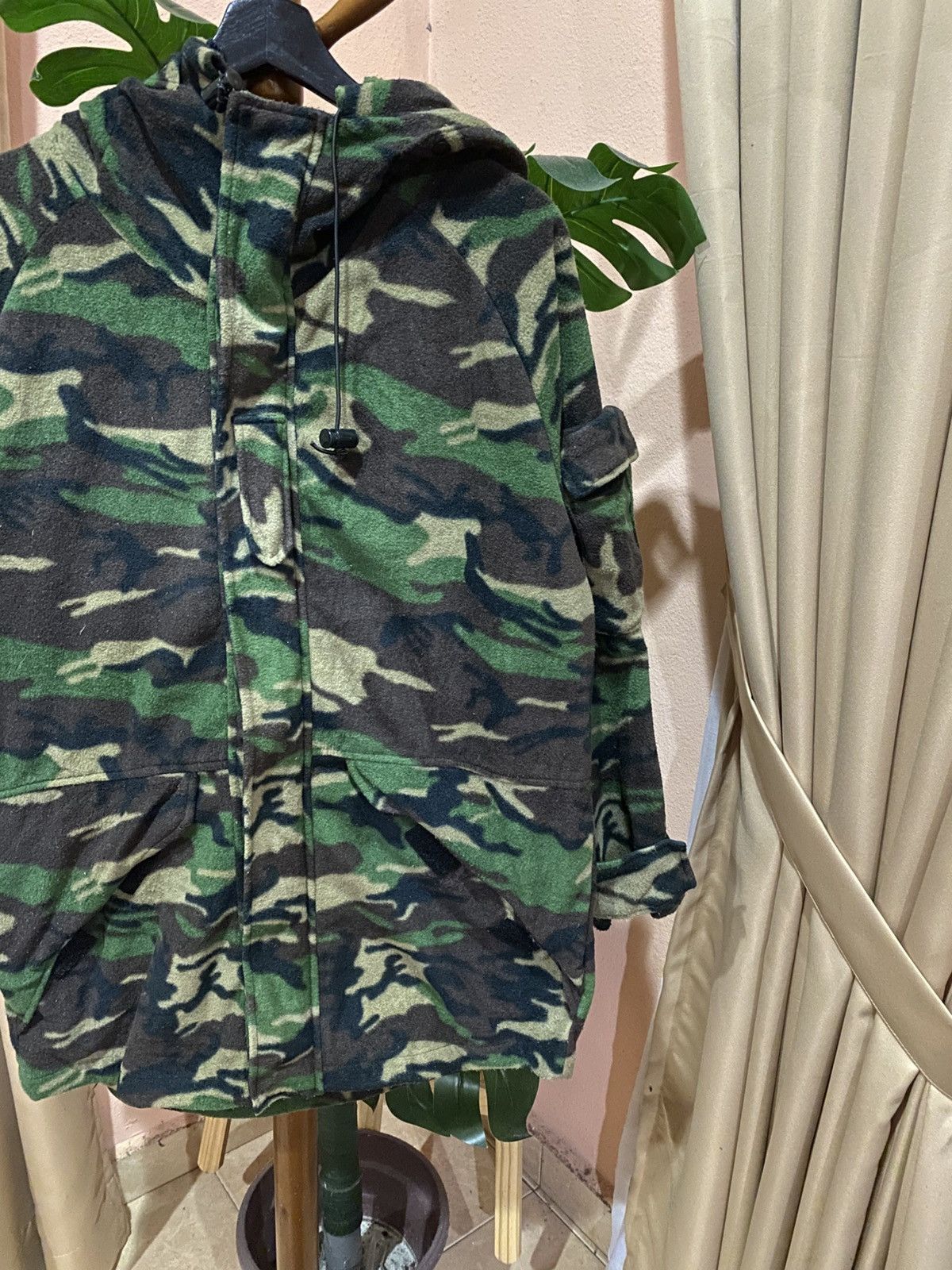Penfield Vintage Penfield Camo Fleece Hooded Pullover Jacket Size US M / EU 48-50 / 2 - 4 Thumbnail