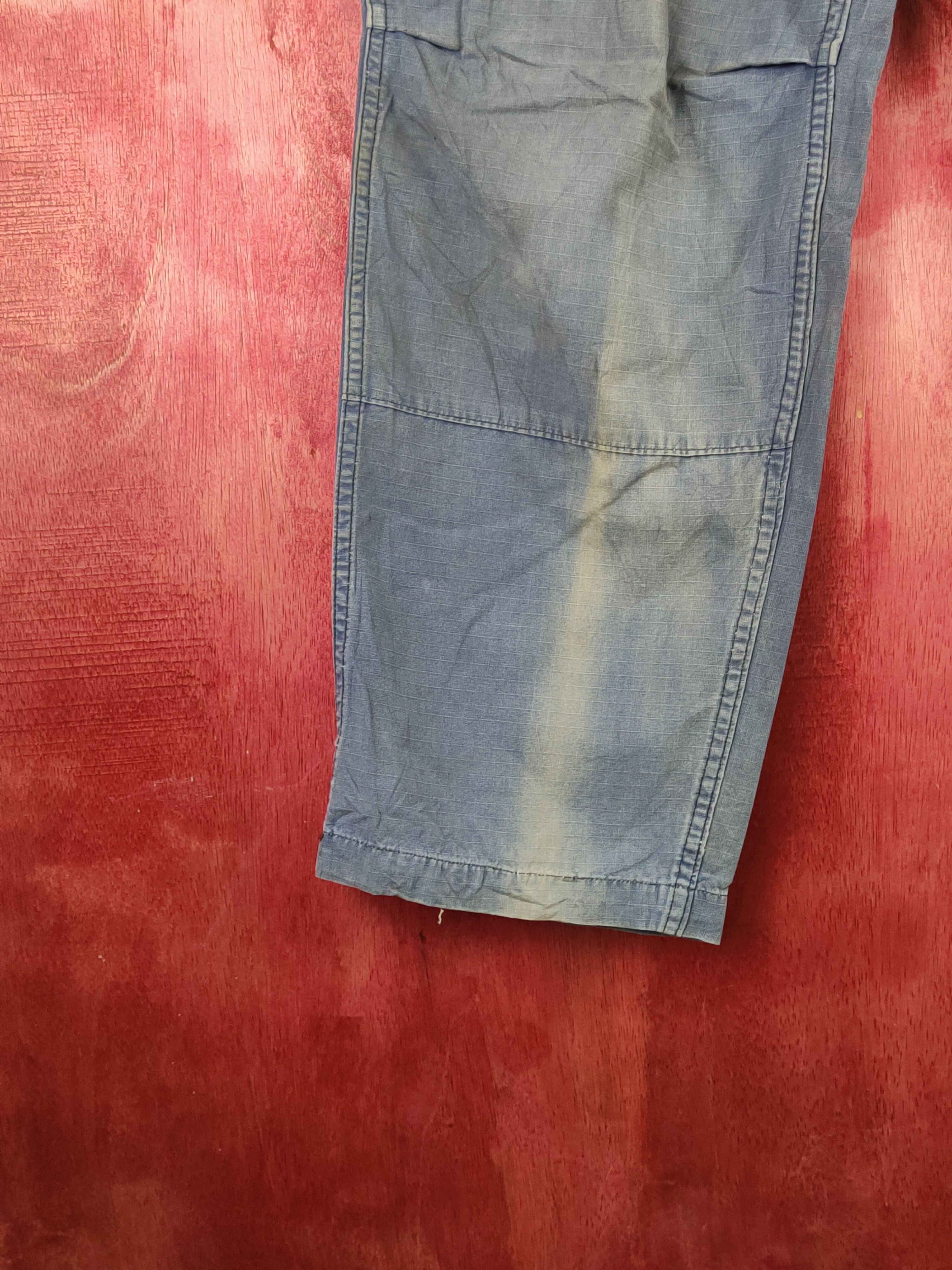 Japanese Brand Blue Faded Multipocket Cargo Pants #S1790