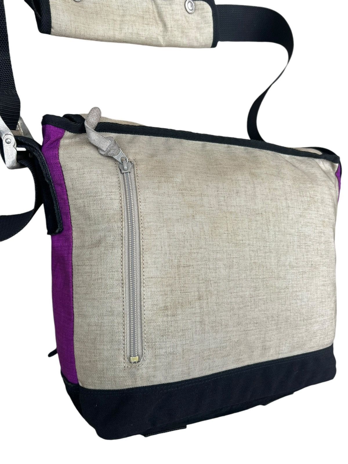 Leather × MasterPiece Vintage Masterpiece Japan Nylon Leather Messenger Bag Size ONE SIZE - 12 Thumbnail