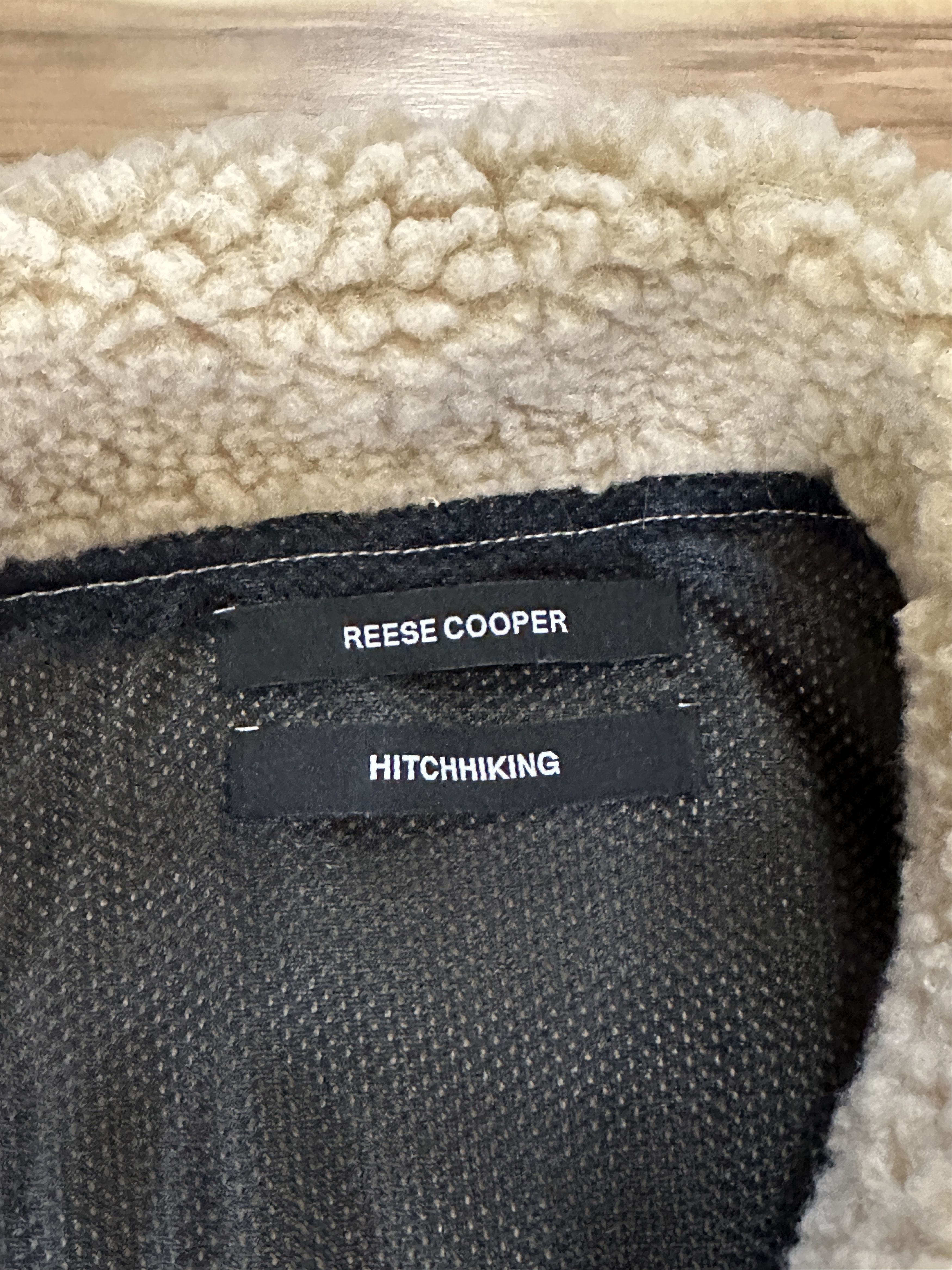 Reese Cooper Reece Cooper AW19 Tan Cropped Fleece Medium Size US M / EU 48-50 / 2 - 6 Thumbnail