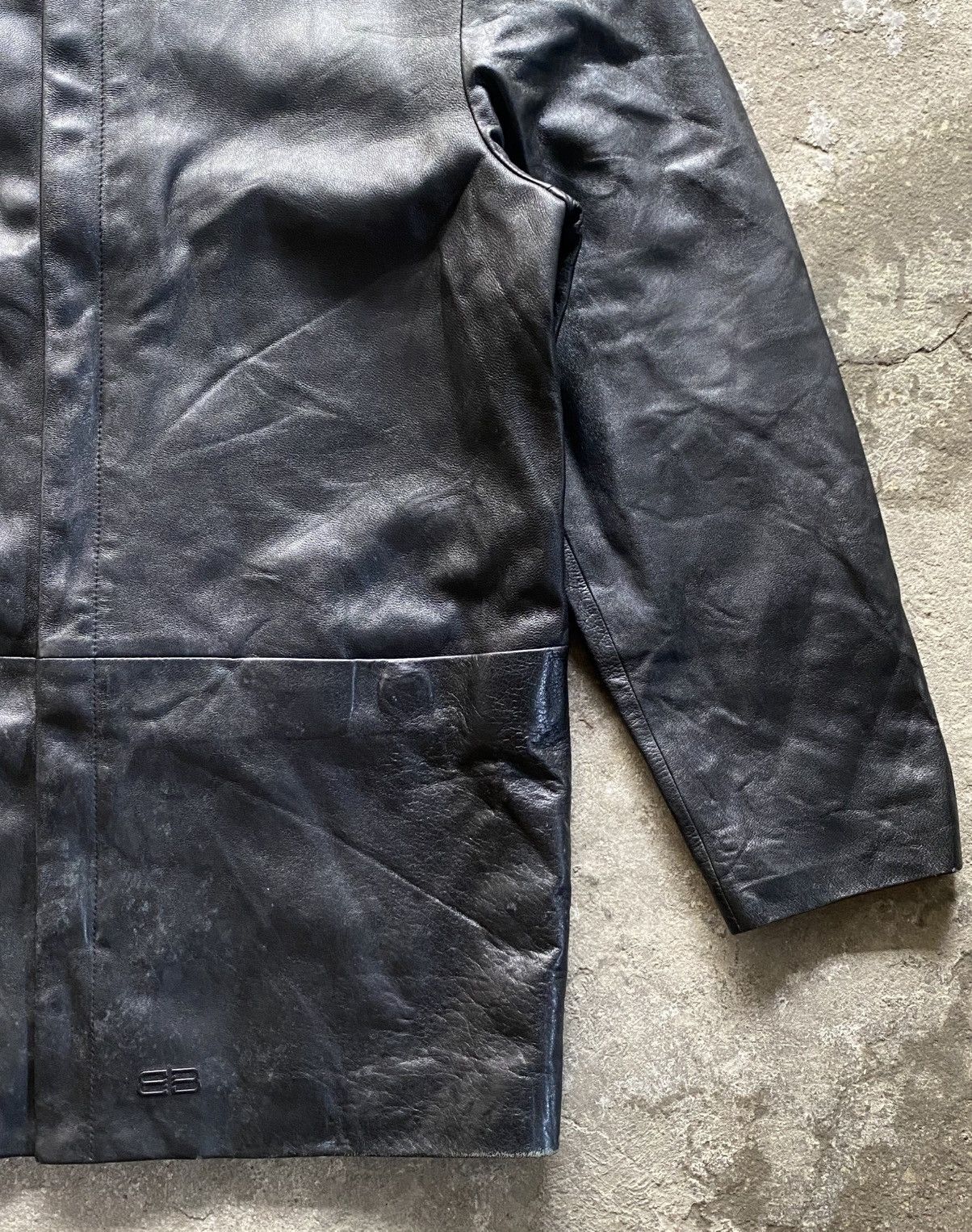 Balenciaga Balenciaga - 1997 Zip-up leather jacket Size US L / EU 52-54 / 3 - 5 Thumbnail
