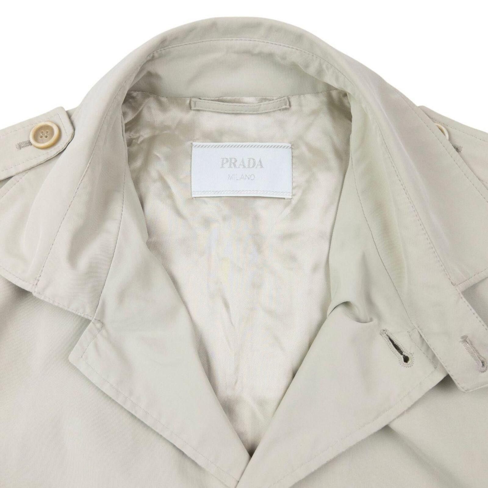 Prada Vintage 2008 Prada Belt Waist Trench Jacket Size M Size US M / EU 48-50 / 2 - 3 Thumbnail